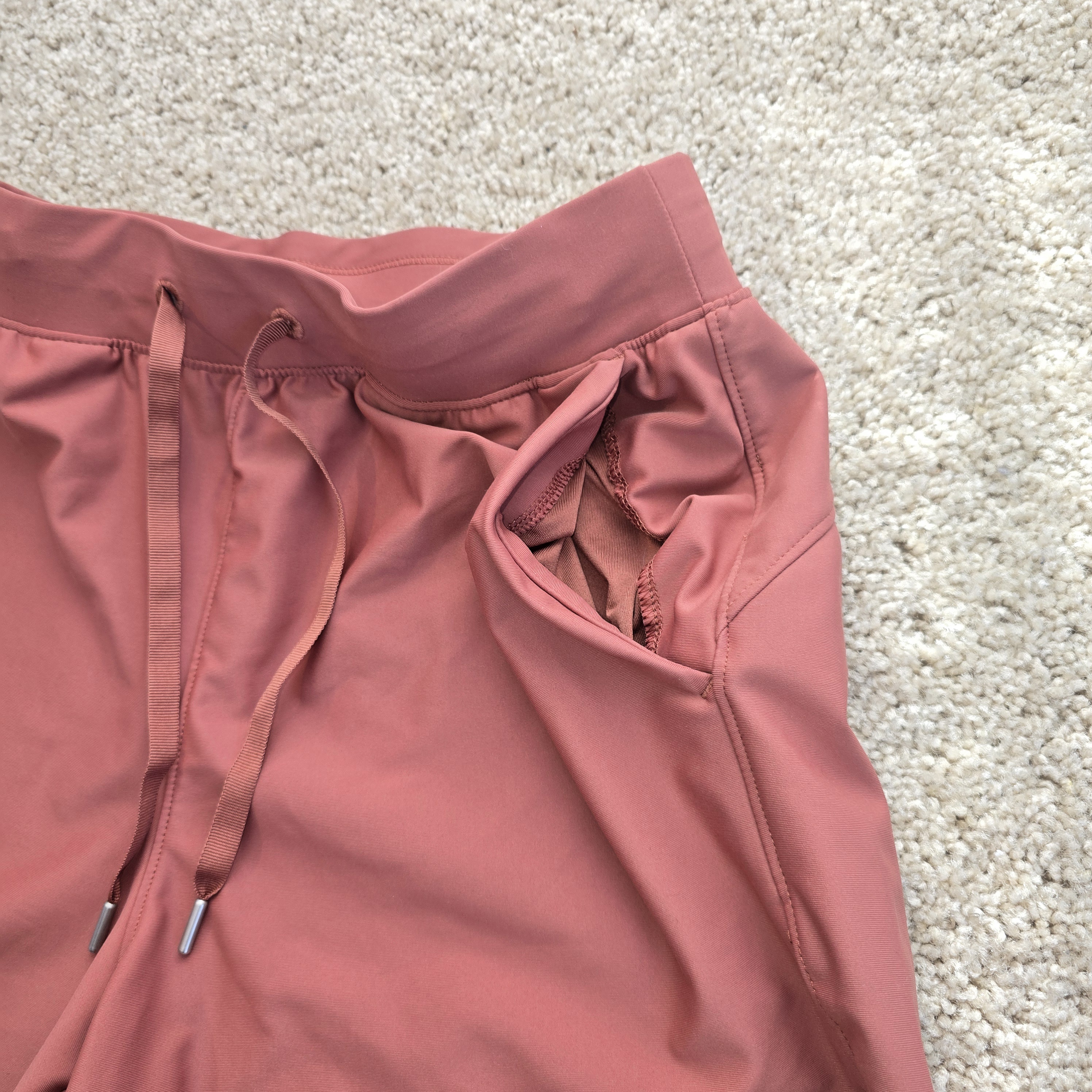 Rust Drawstring Shorts- Old Navy Active