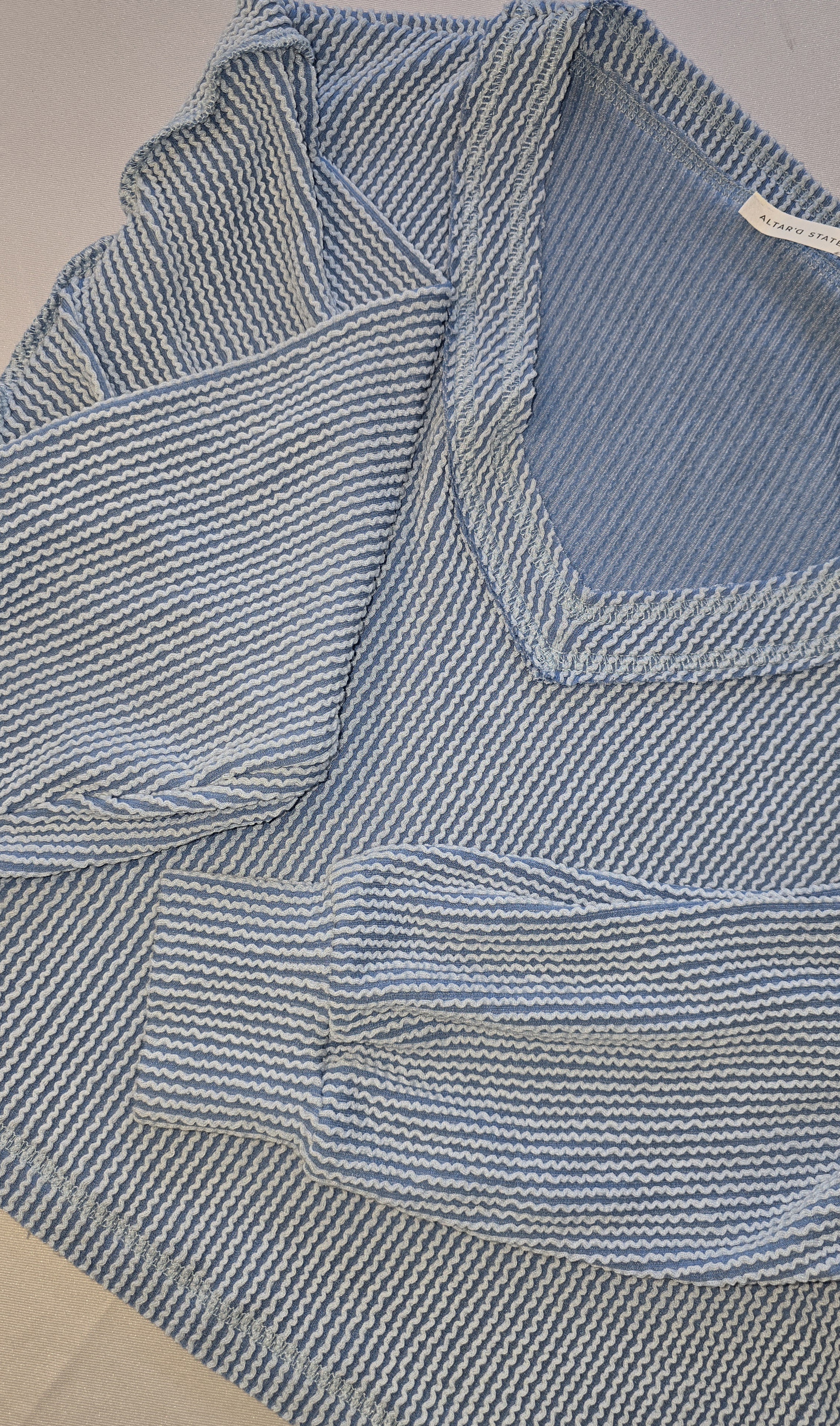 Light Blue Knit Sweater- ALTER D STATE