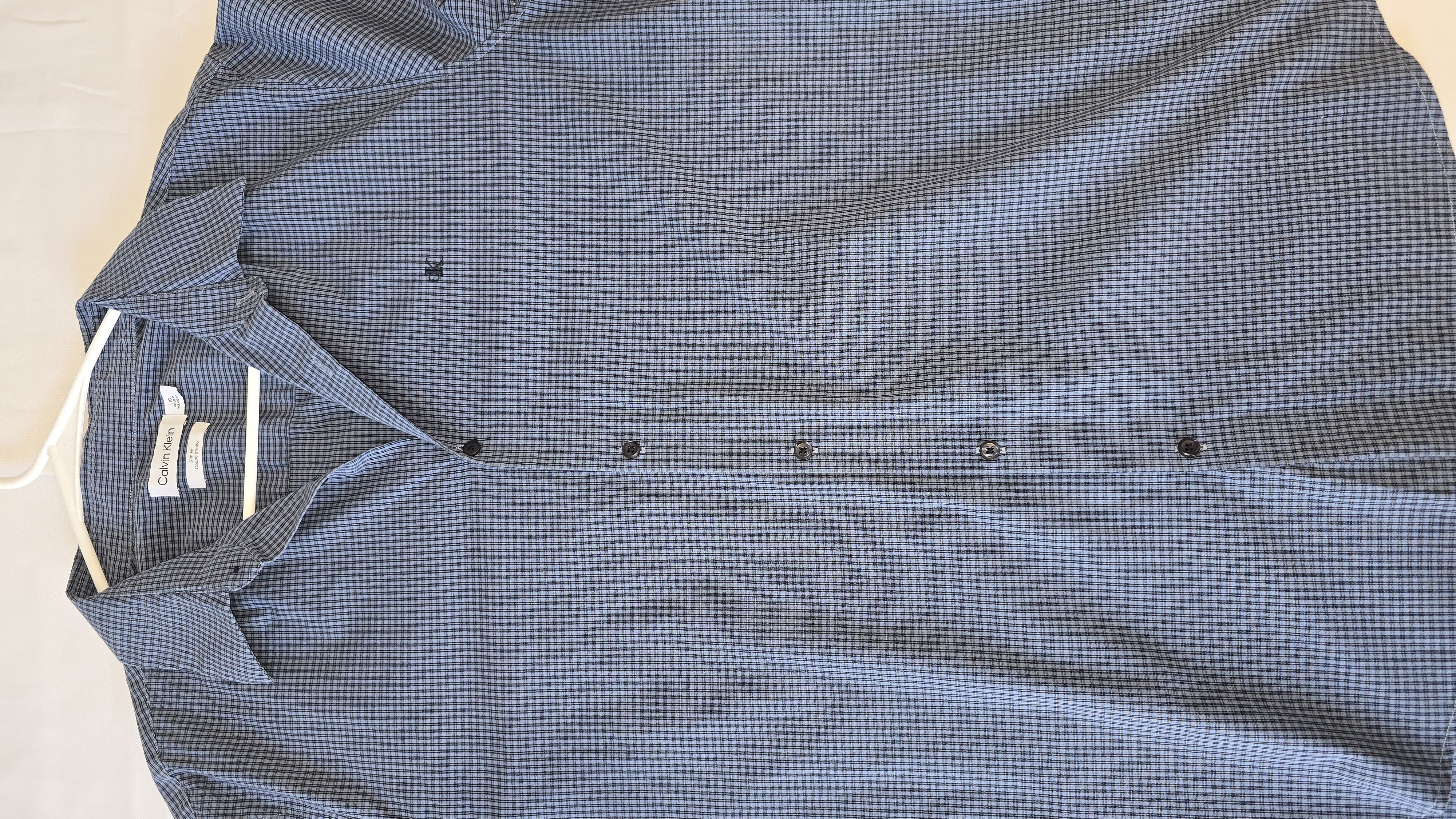 Plaid Long Sleeve Button Down- Calvin Klein