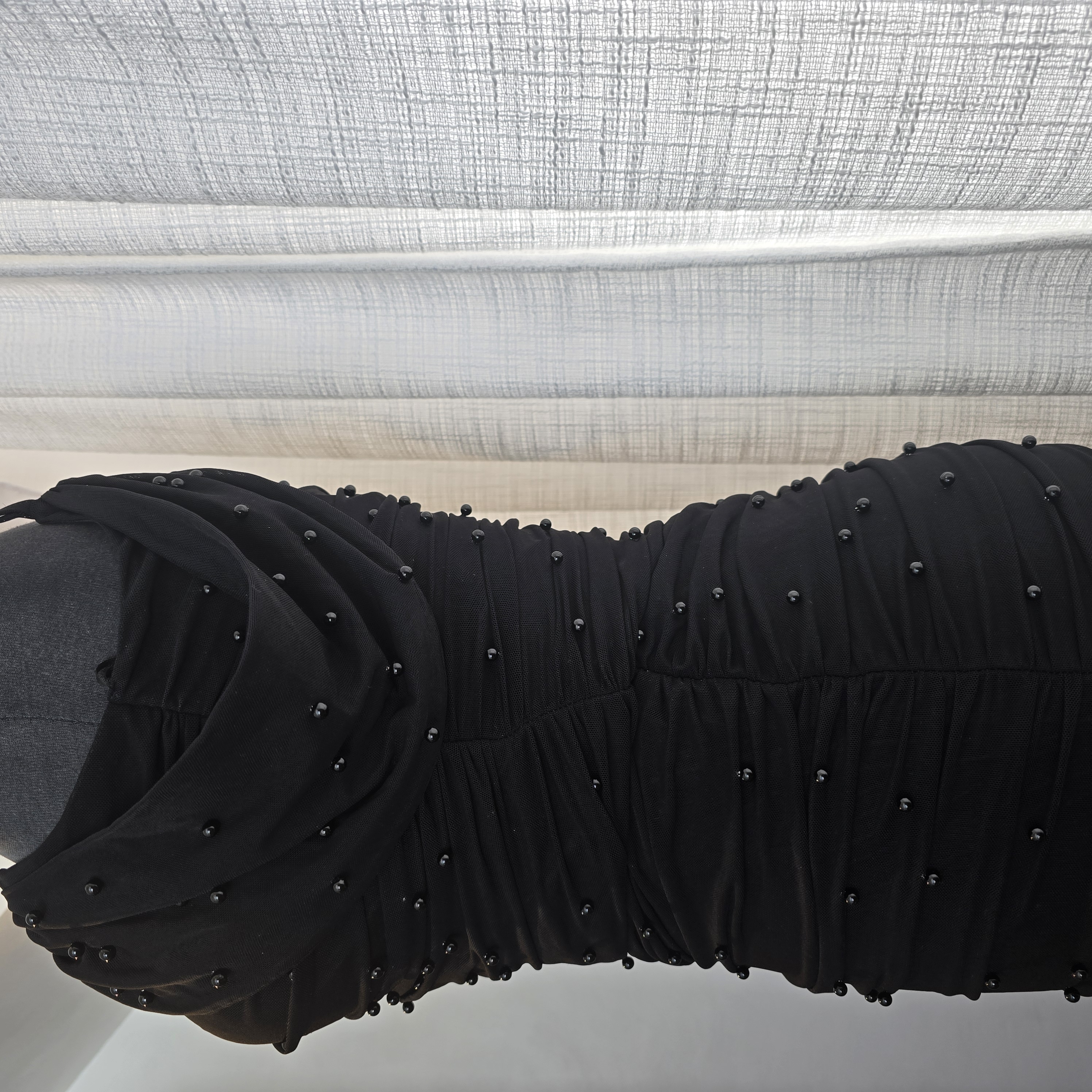 Elegant Black Evening Dress- Privy