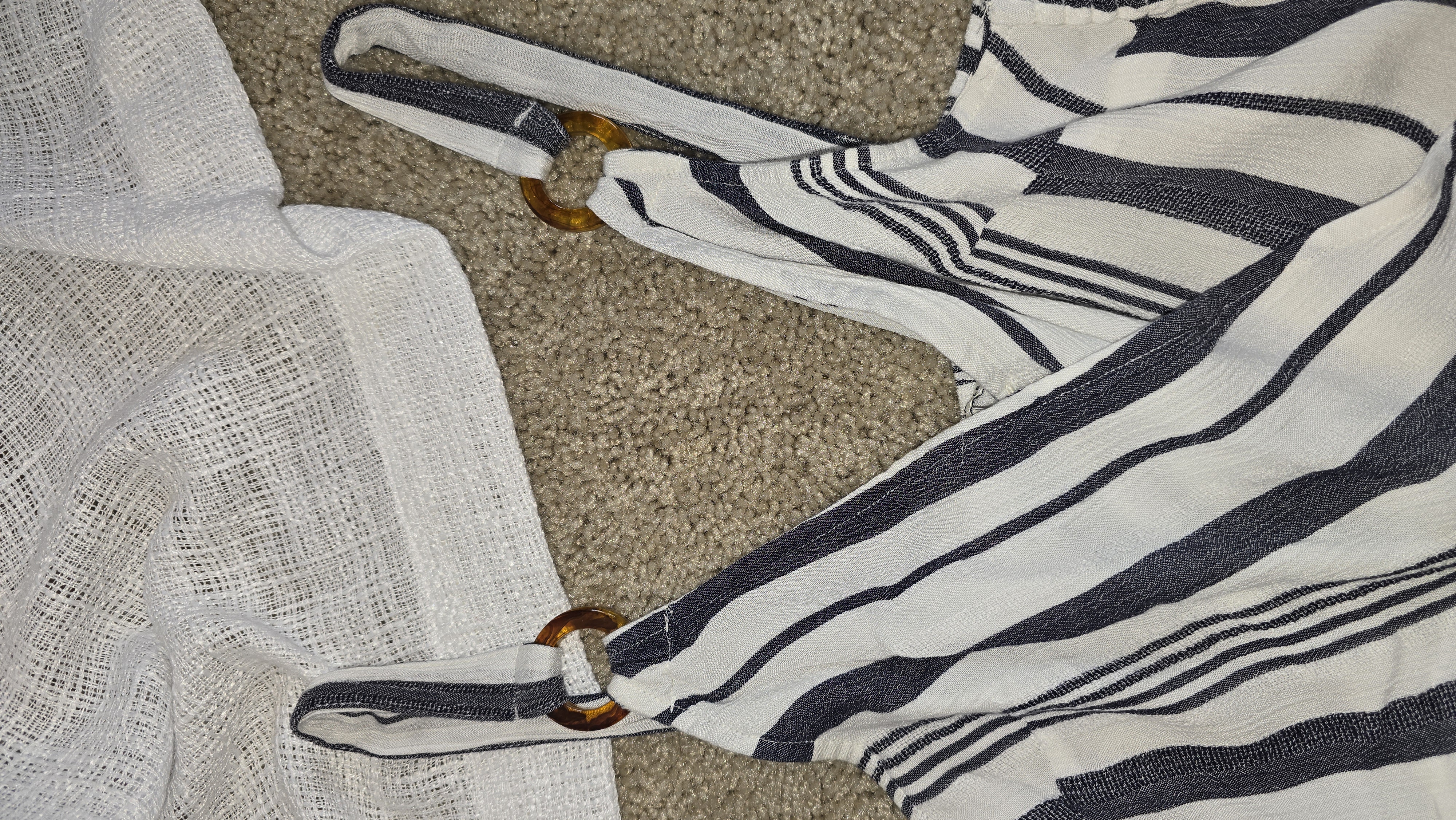 Striped Sleeveless Jumpsuit- American Eagle