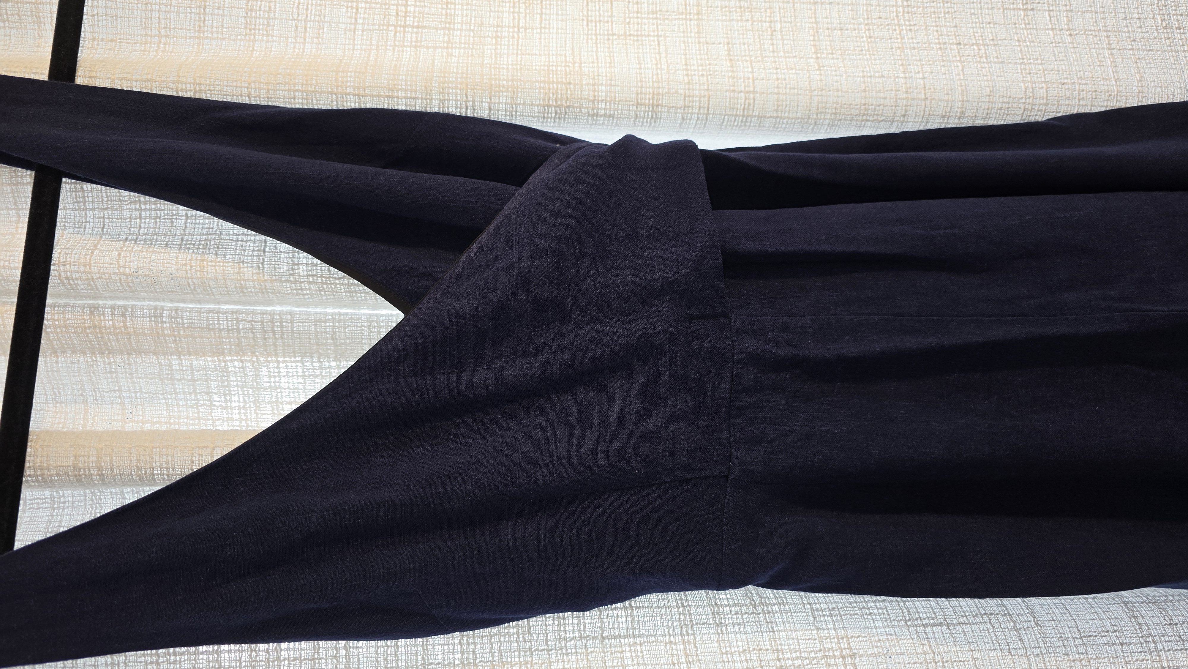 Blue Sleeveless Jumpsuit- bobi BLACK