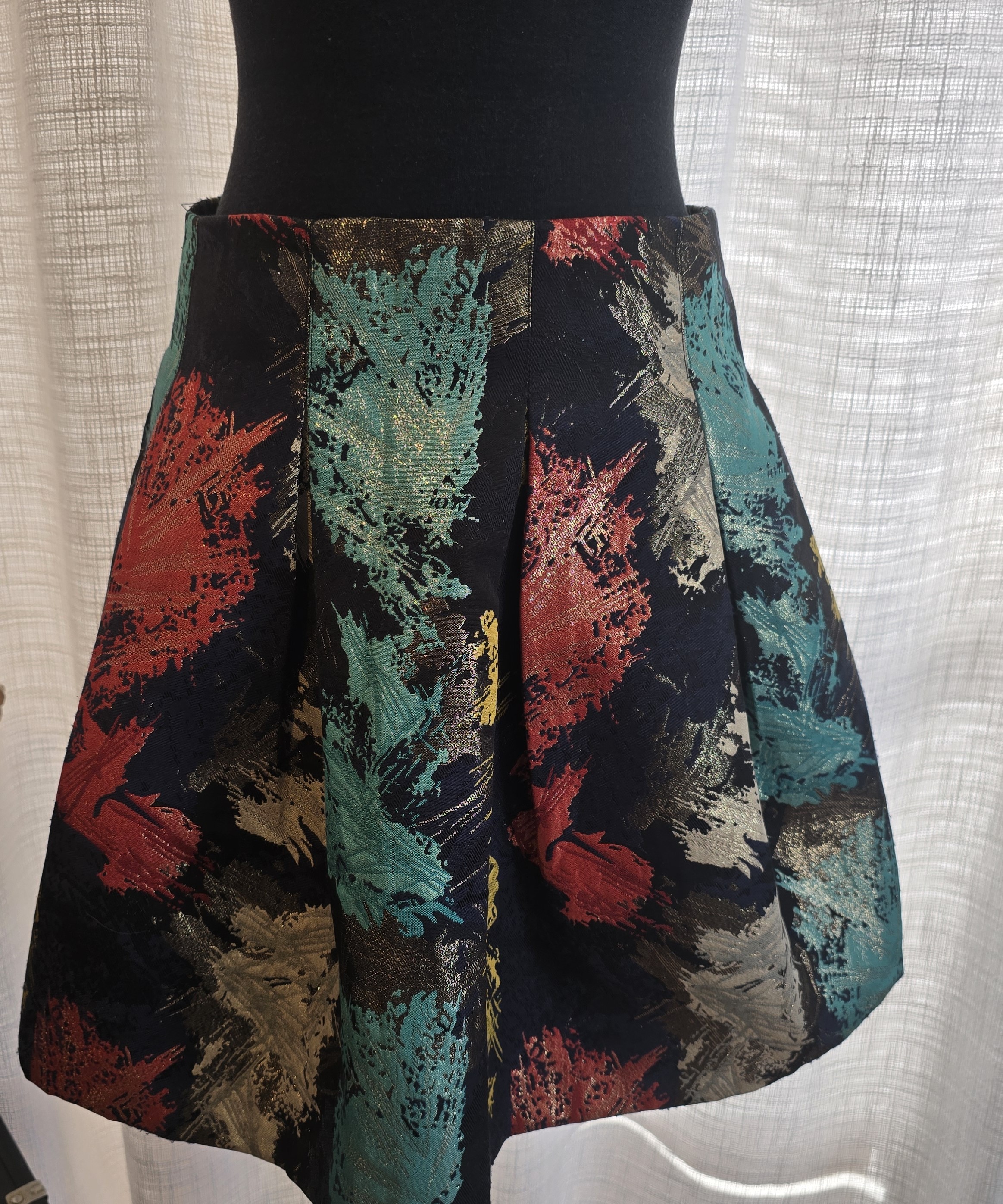 Abstract Print Skirt-ark & co.