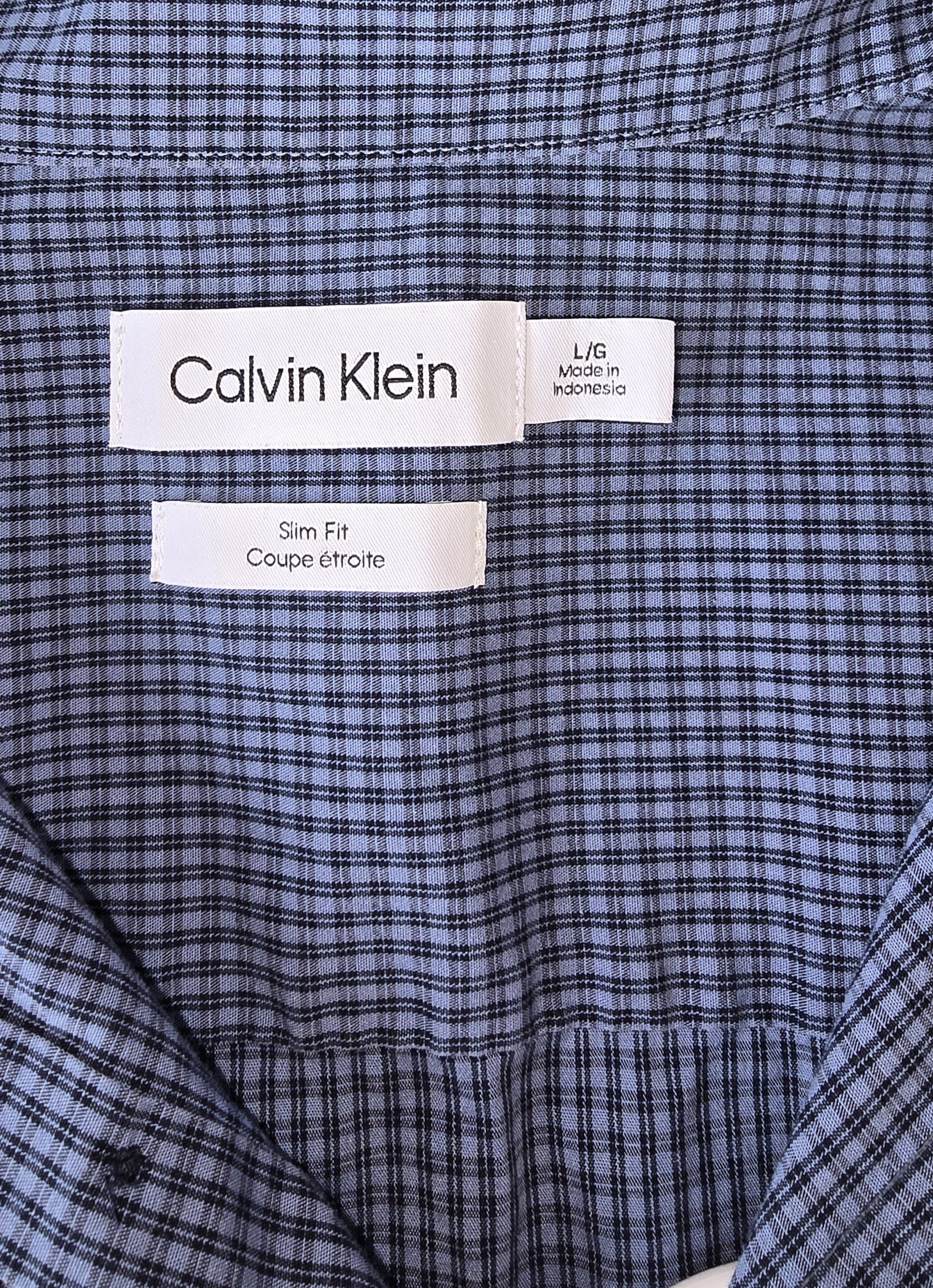 Plaid Long Sleeve Button Down- Calvin Klein