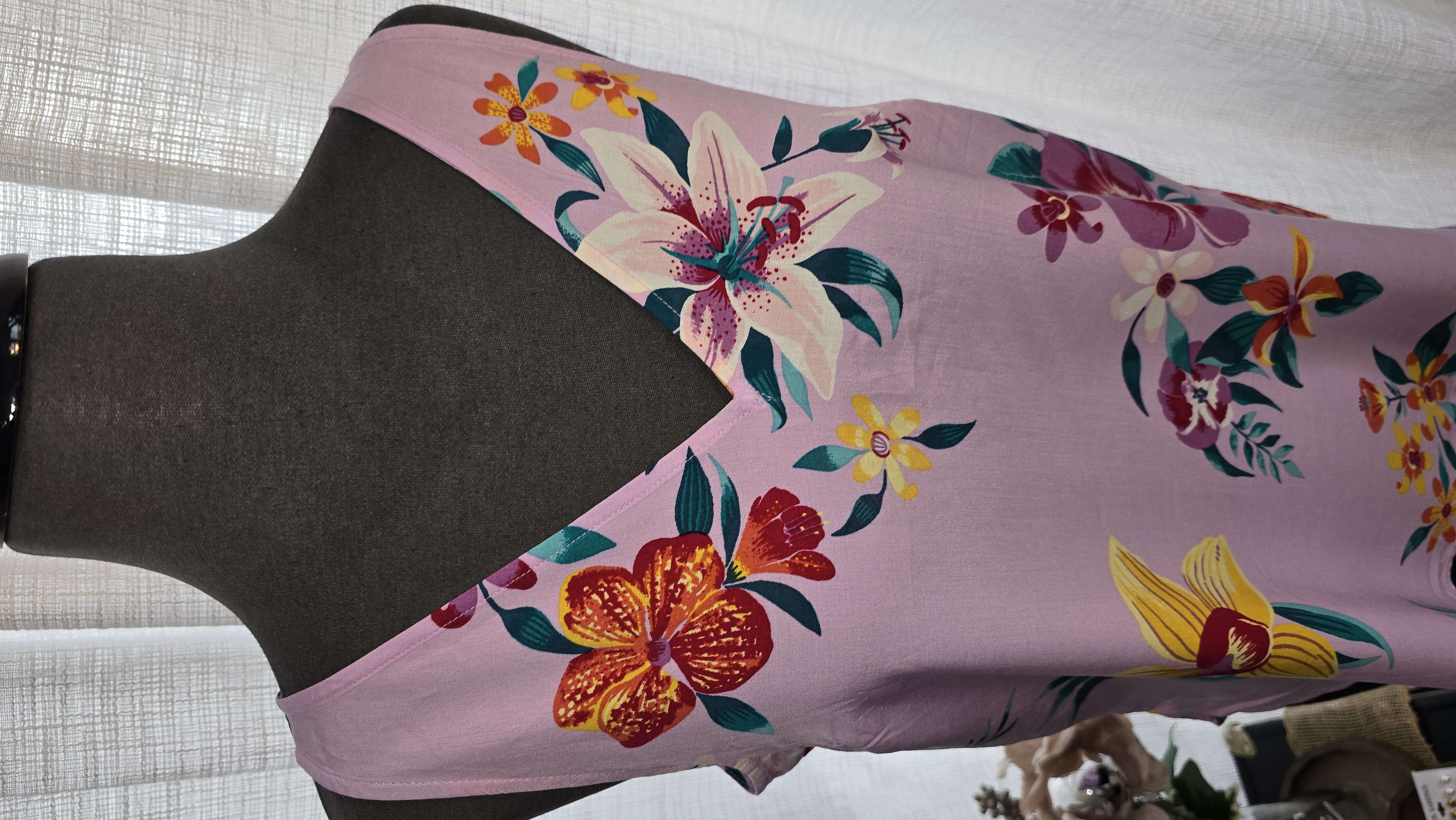 Floral Print Sleeveless Top- Old Navy