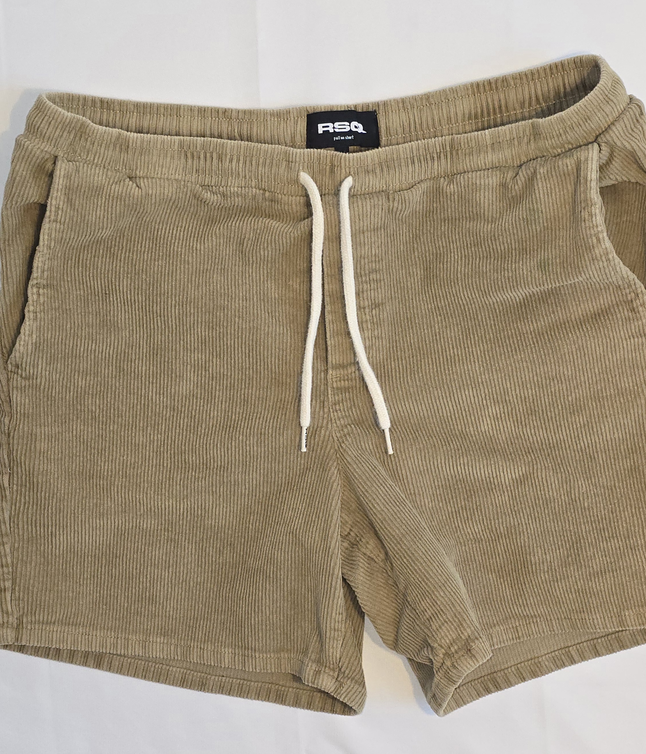 Men's Corduroy Drawstring Shorts- RSQ- large