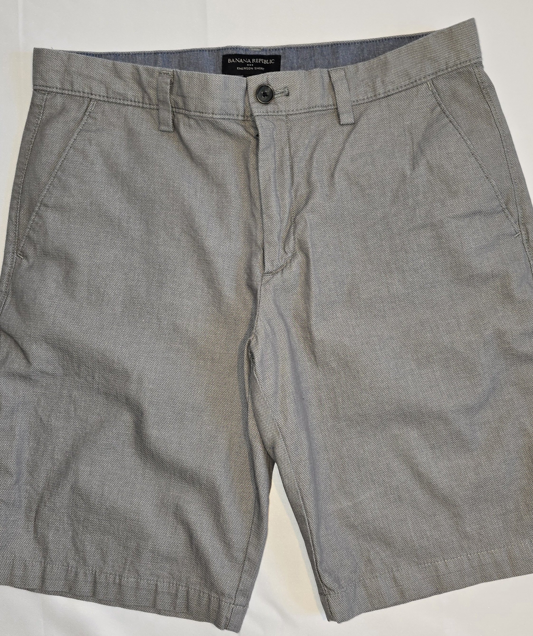 Men's Gray Banana Republic Shorts- size 33