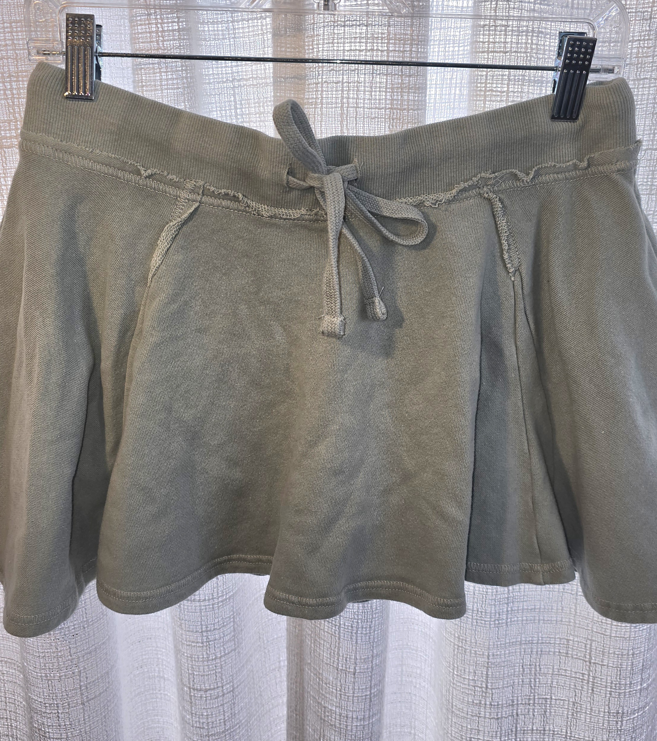 Cotton Flared Mini Skirt-Double Zero