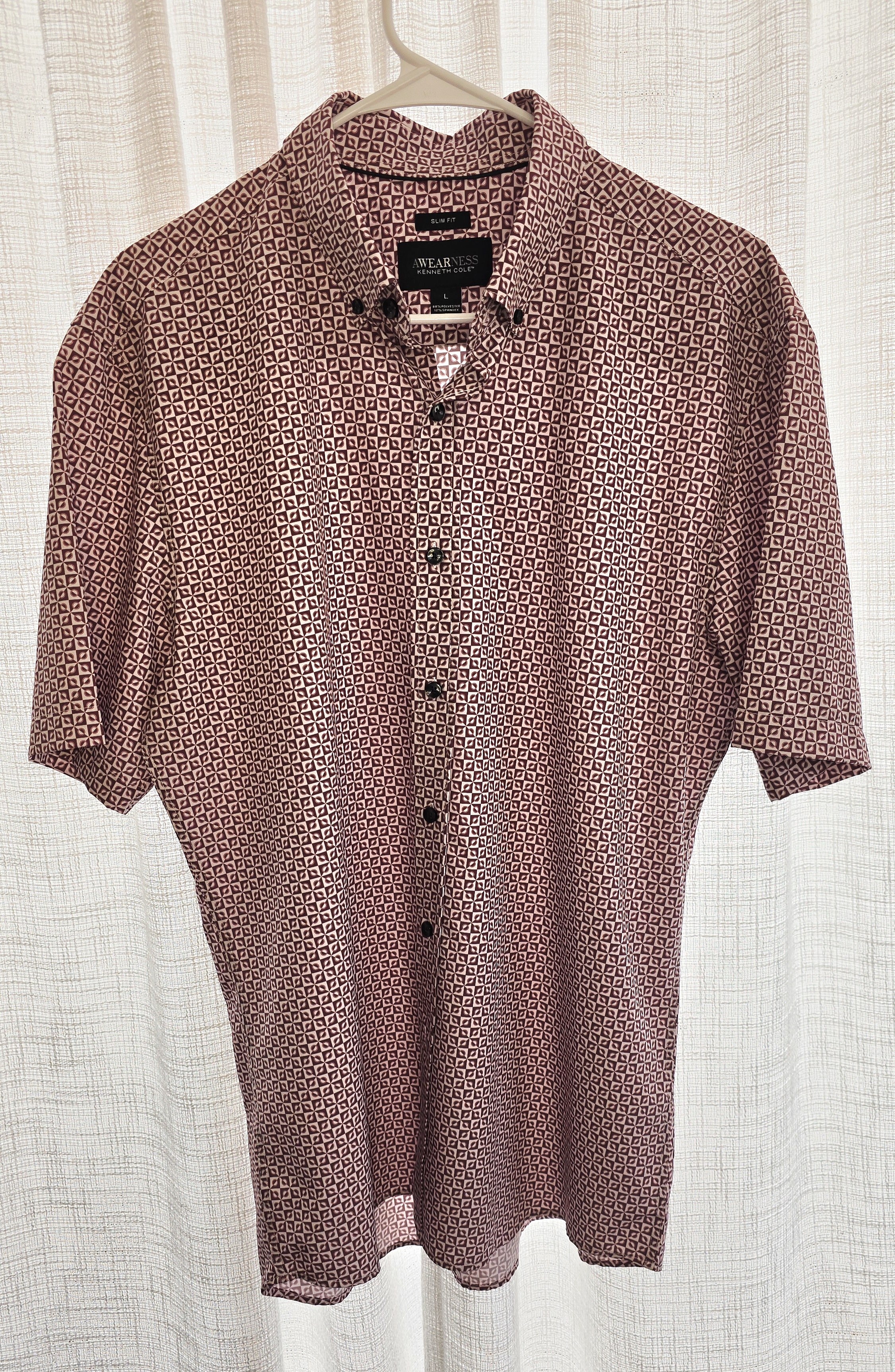 Short Sleeve Button-Down - AWEARNESS Kenneth Cole