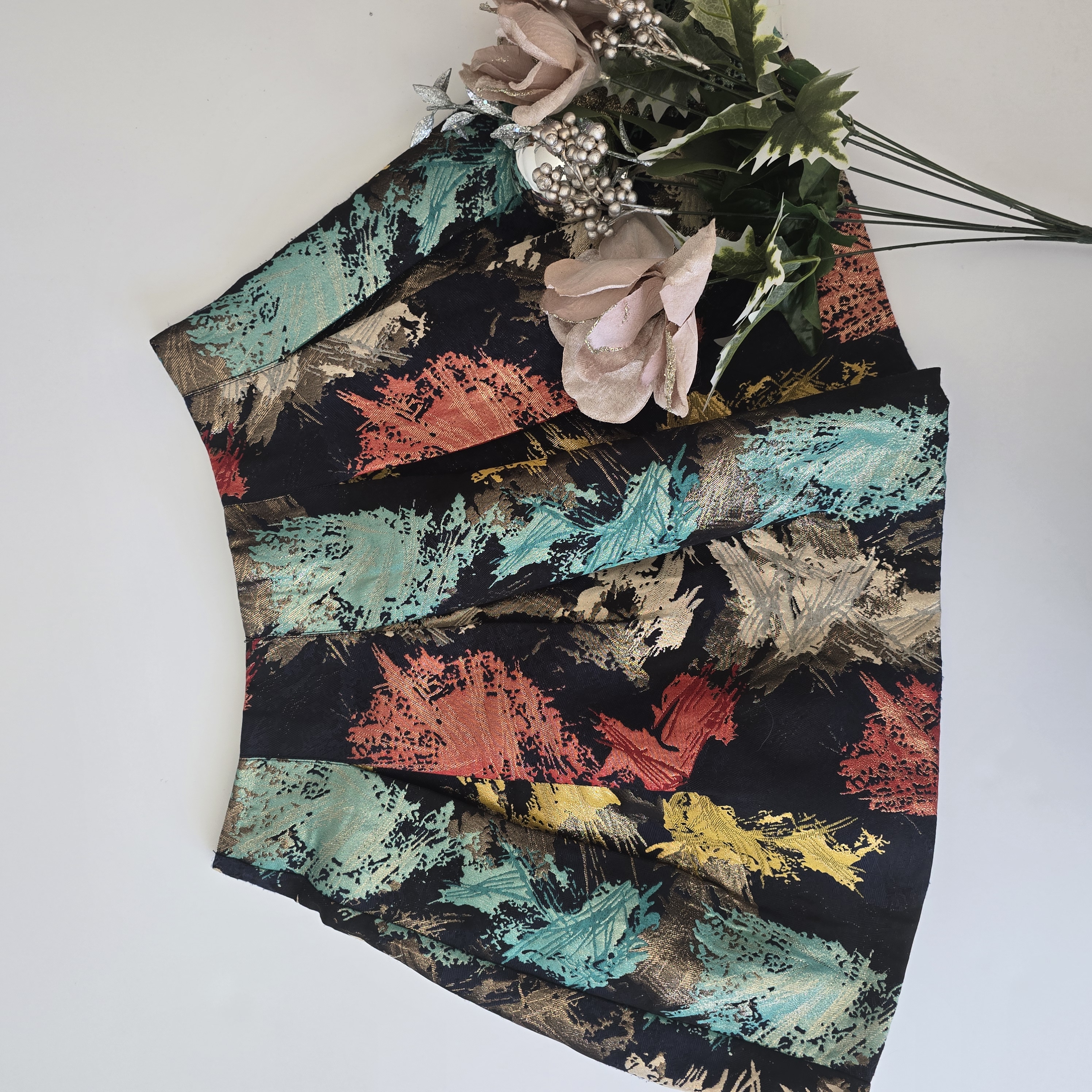 Abstract Print Skirt-ark & co.