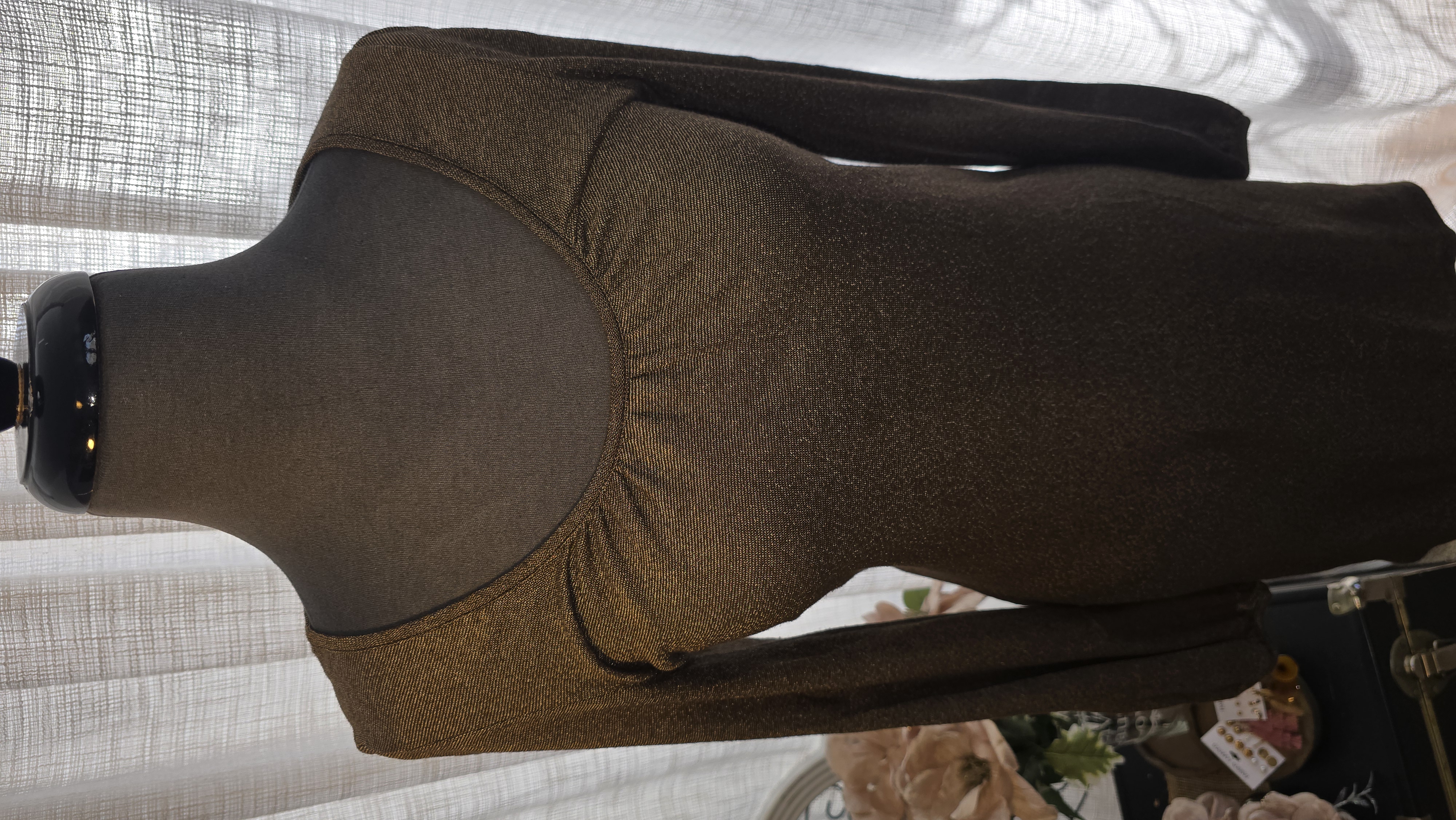 Long Sleeve Knit Dress- Michael Strars