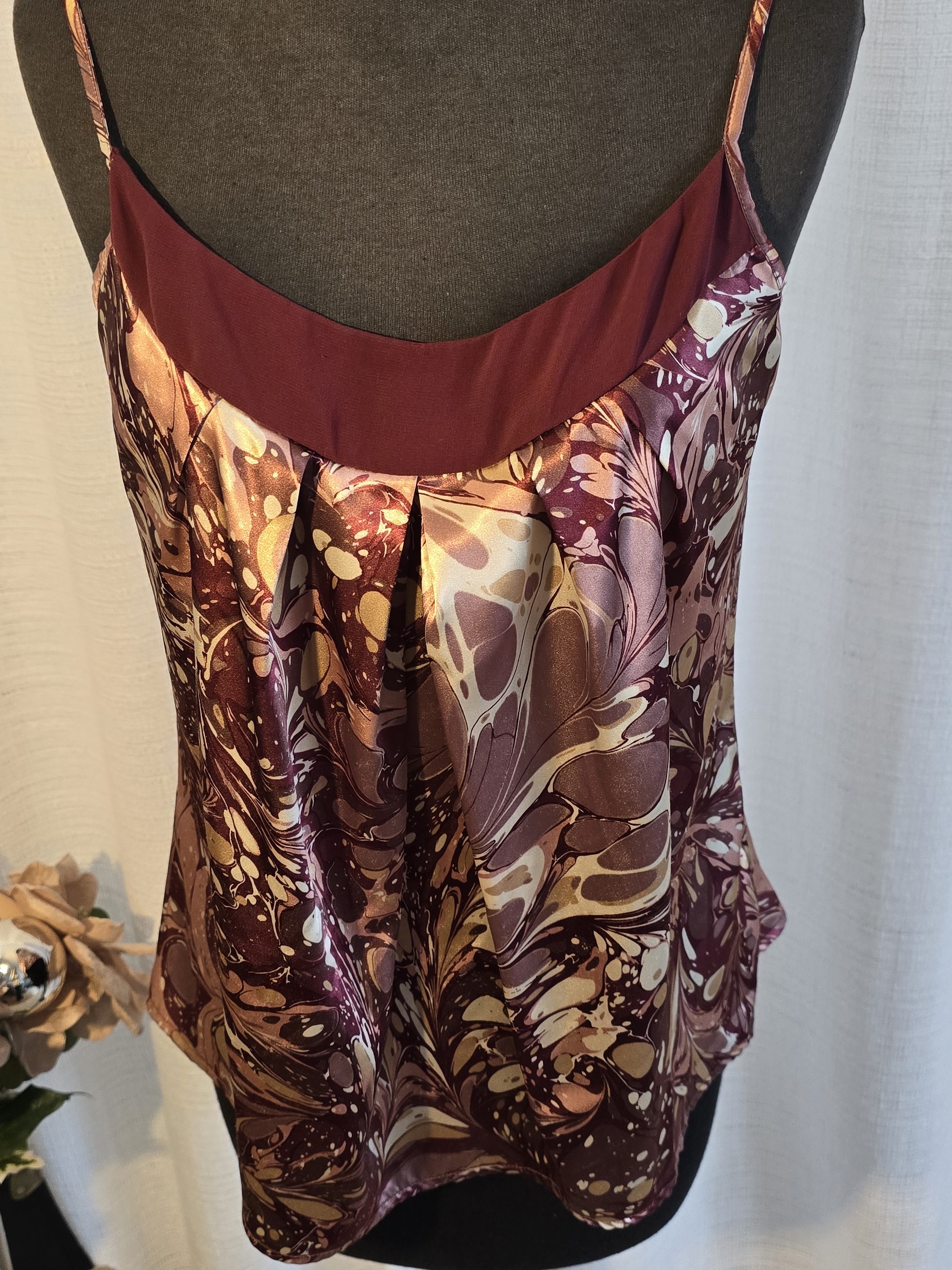 Print Sleeveless Top- New York & Co