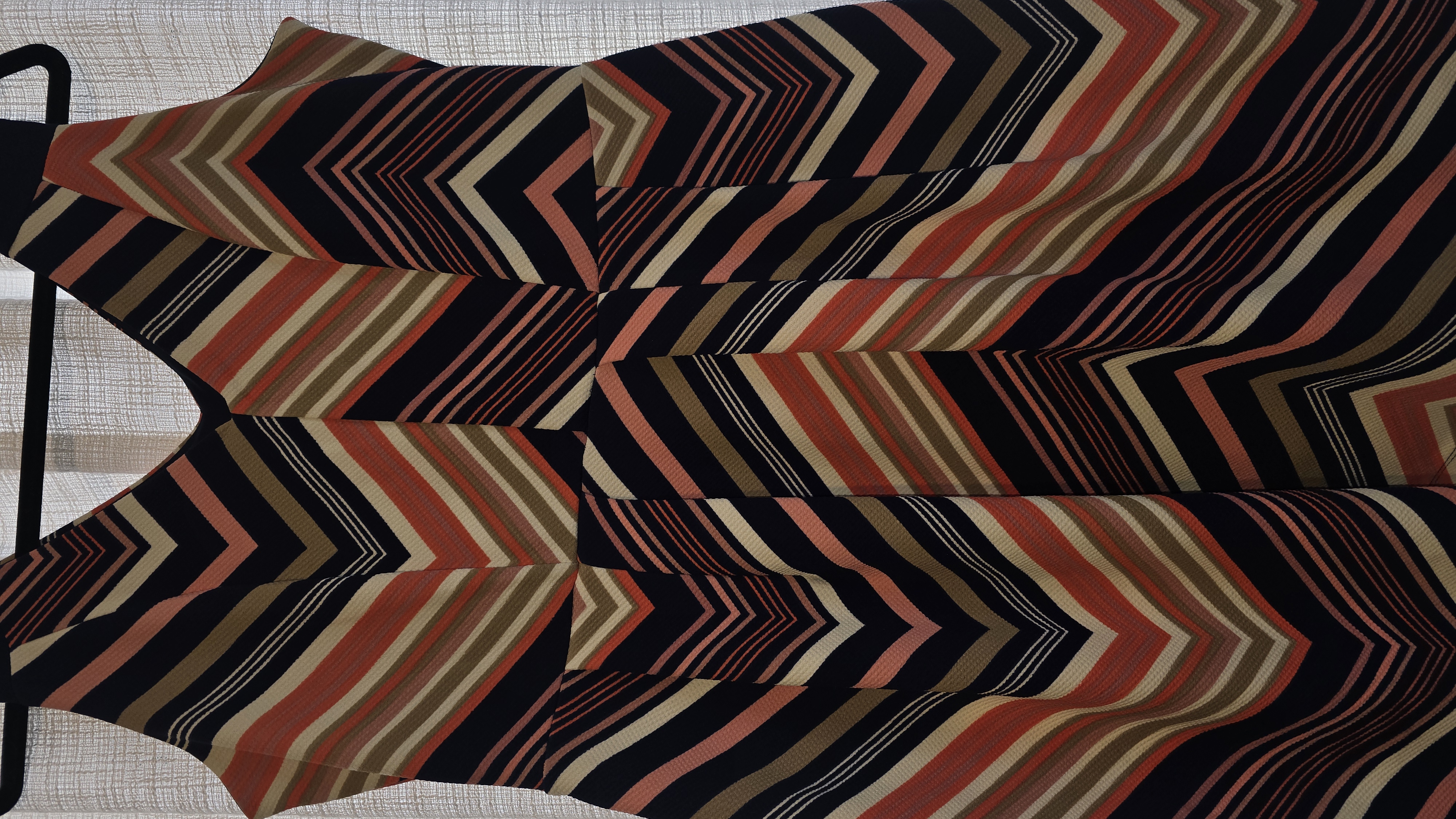 Chevron Print Sleeveless Dress- En Focus Studio