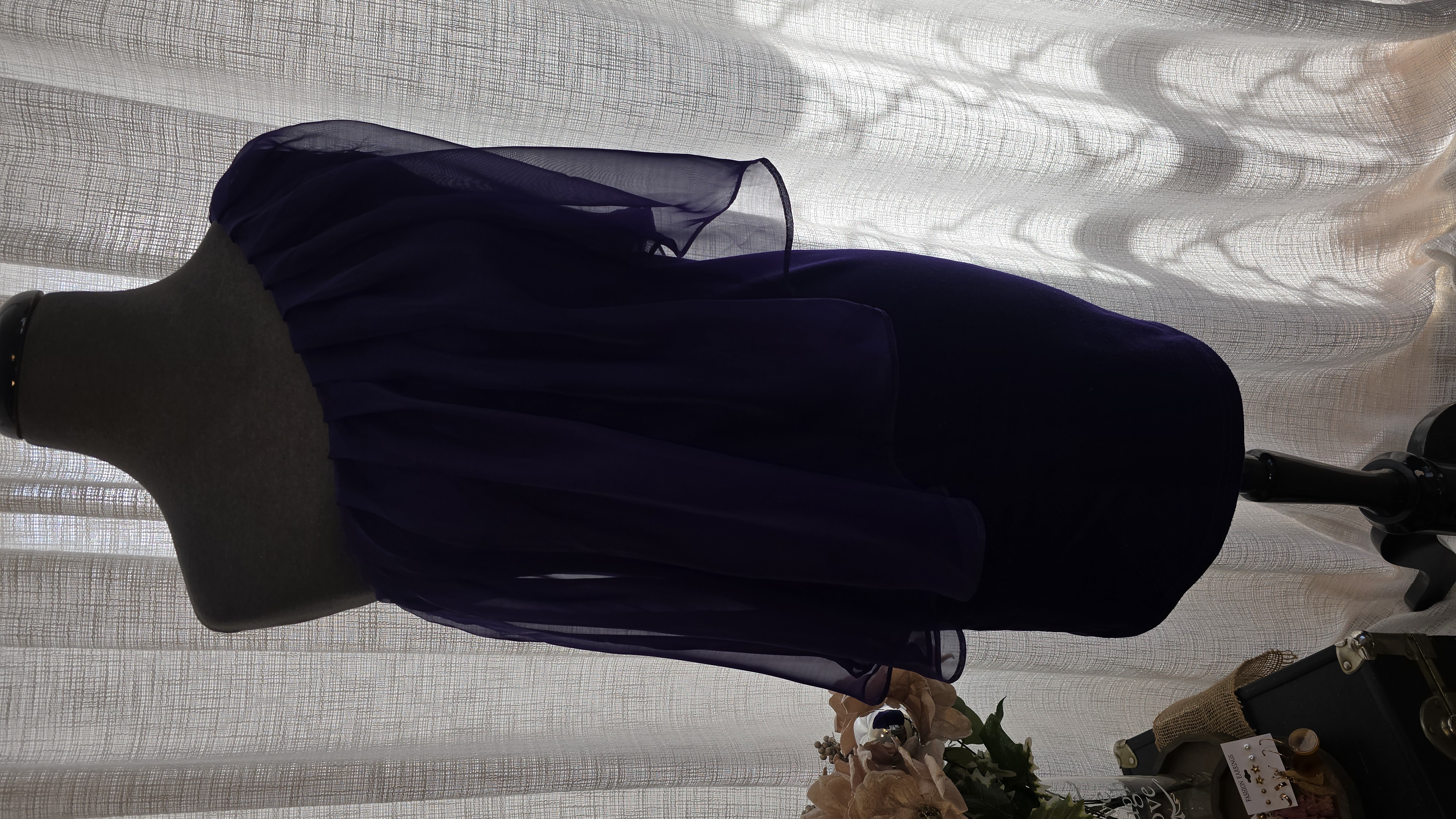 One-Shoulder Purple Cocktail Dress- Forever21