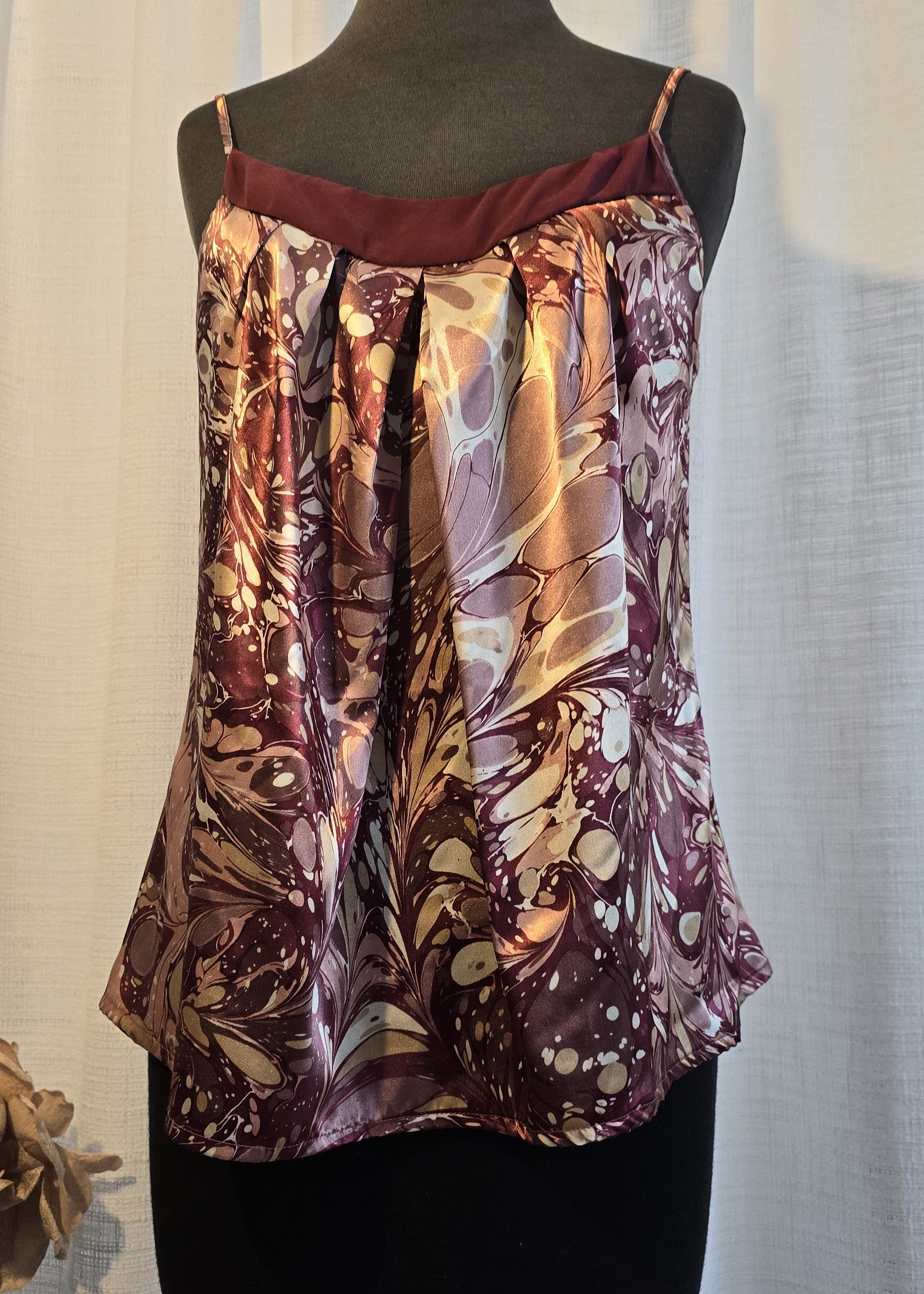 Print Sleeveless Top- New York & Co