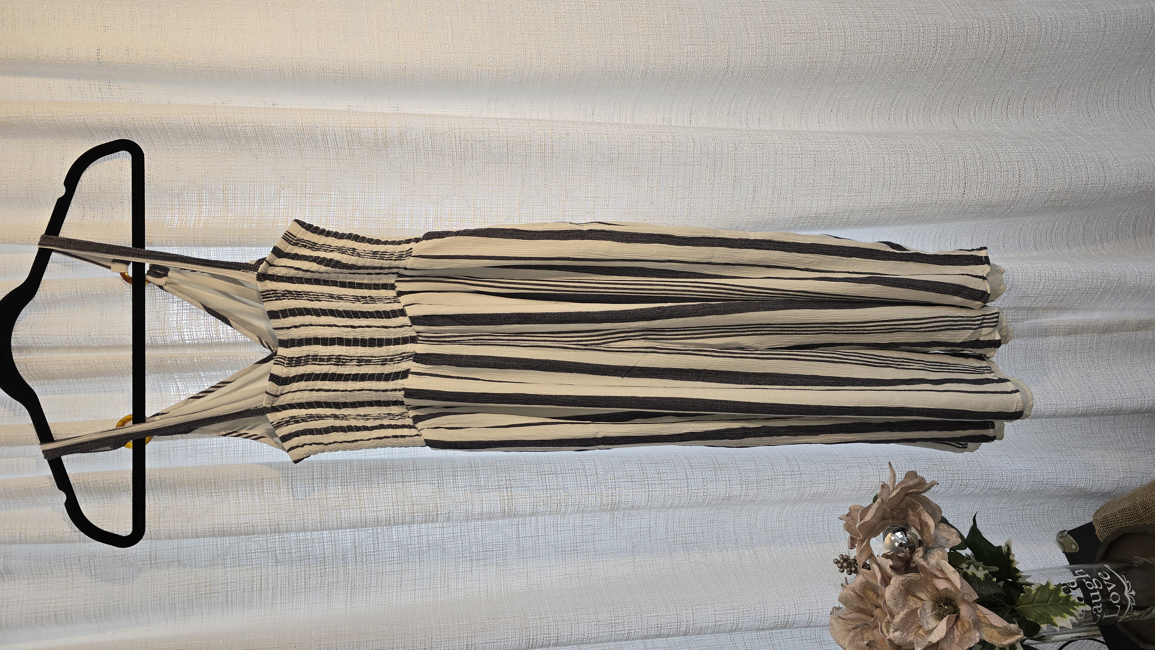 Striped Sleeveless Jumpsuit- American Eagle