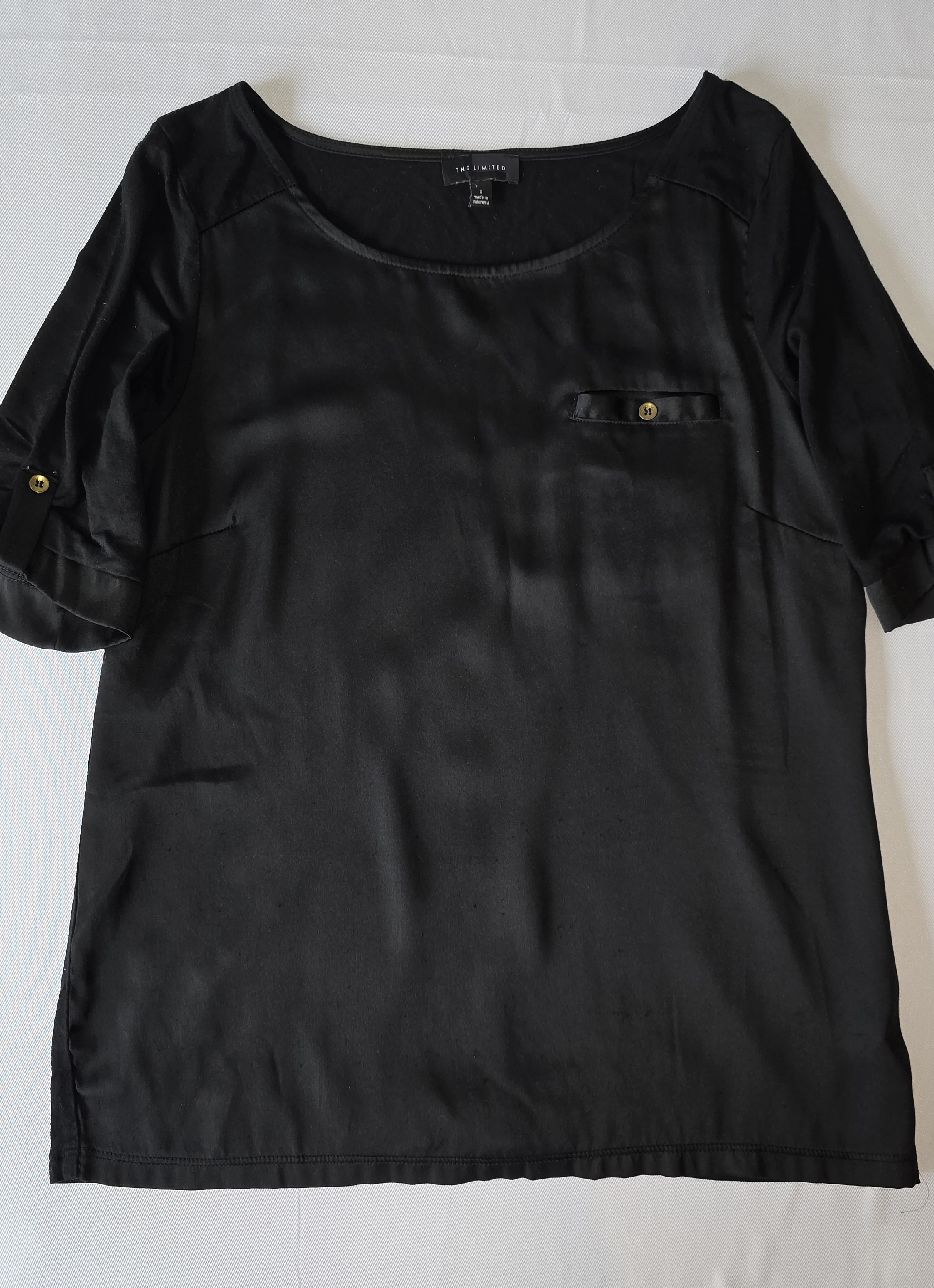 Classic Black Blouse- The Limited