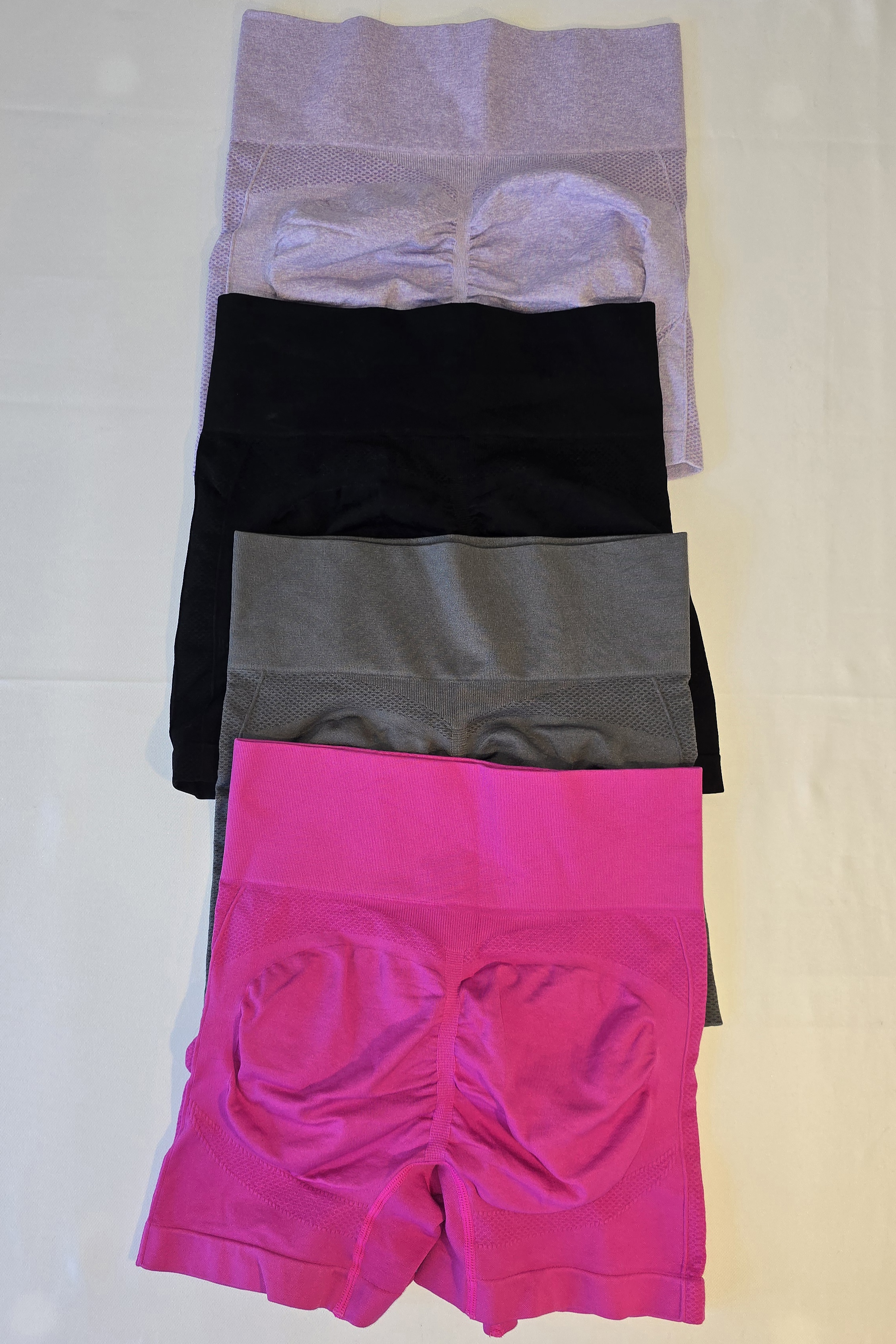 Seamless High-Waist Athletic Shorts 