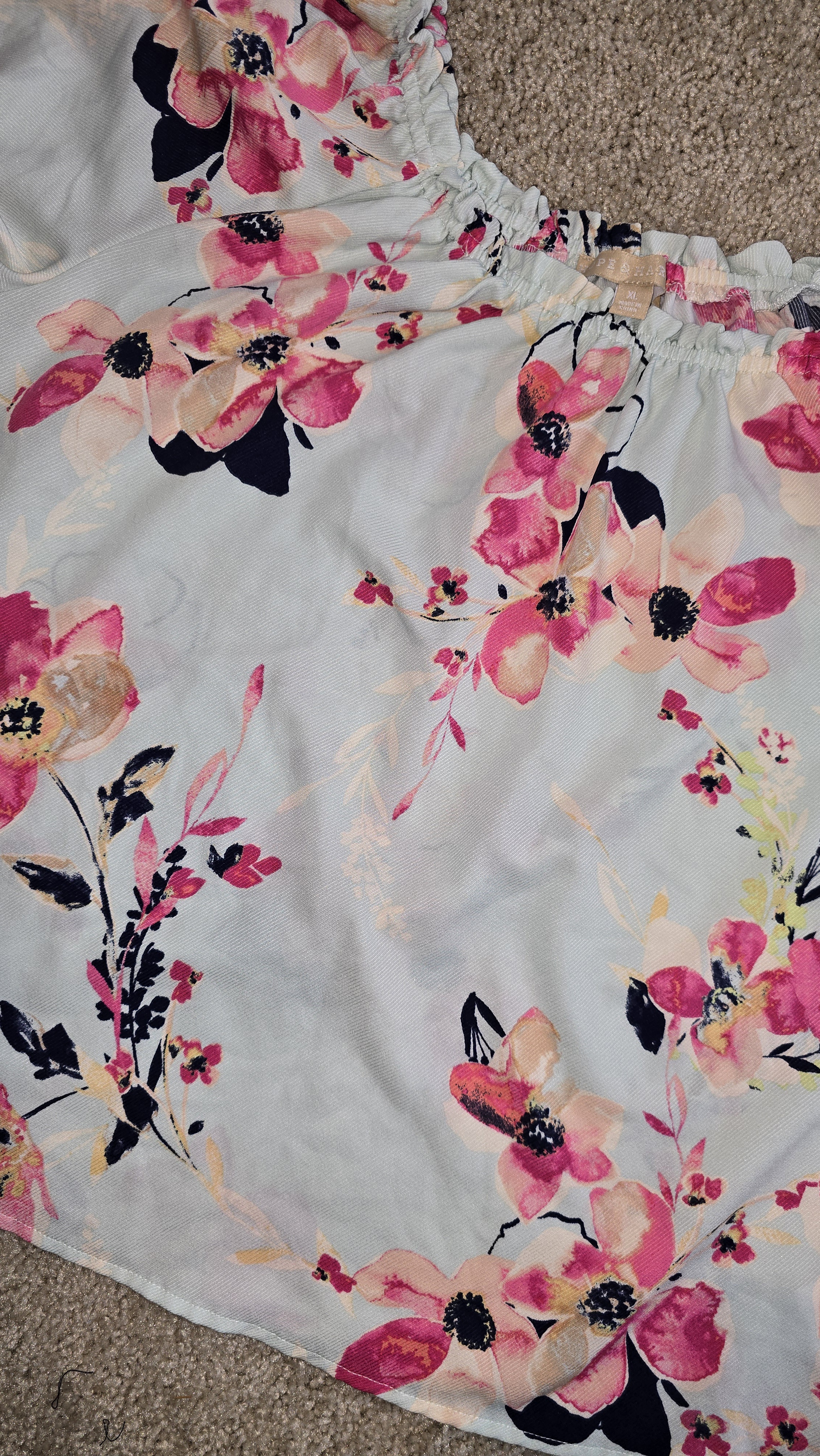 Floral Off-Shoulder Blouse- Hope & Harlow