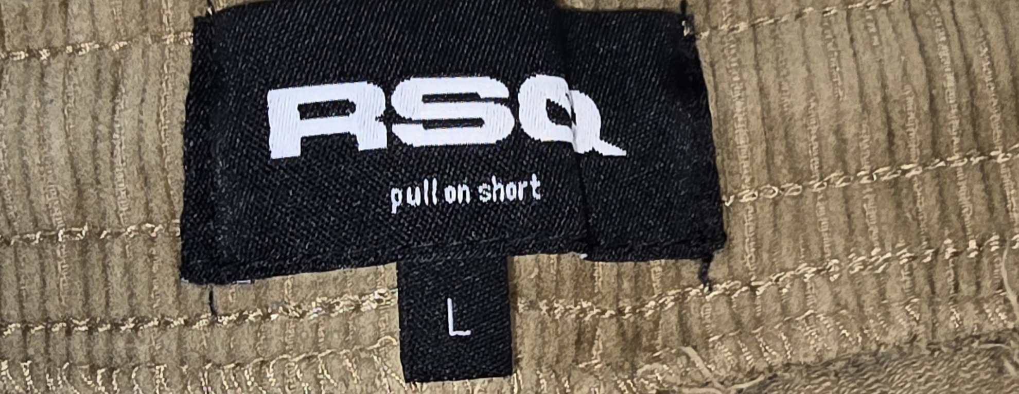 Men's Corduroy Drawstring Shorts- RSQ- large