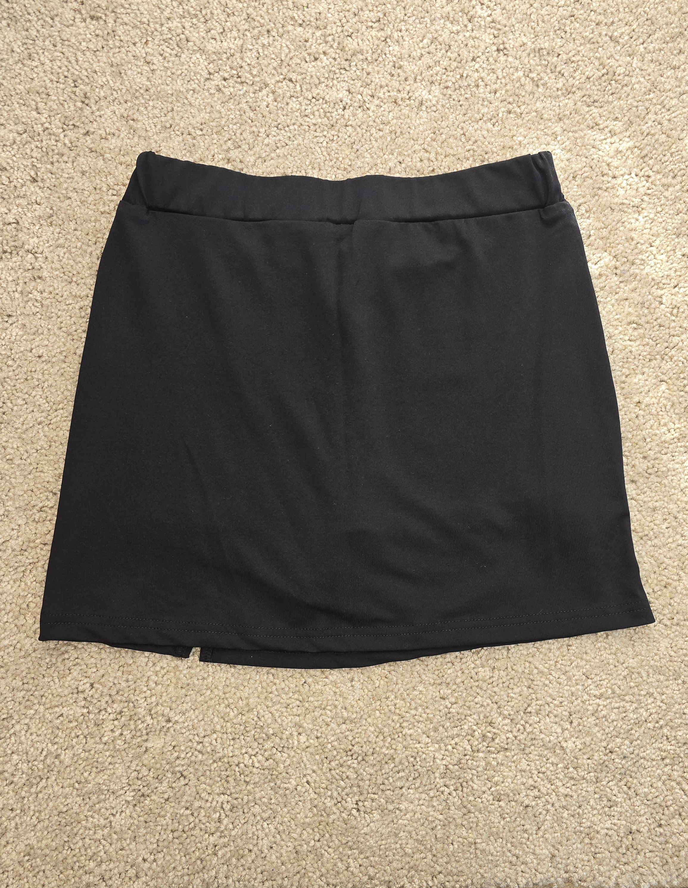 Classic Black Mini Skirt- SHEIN