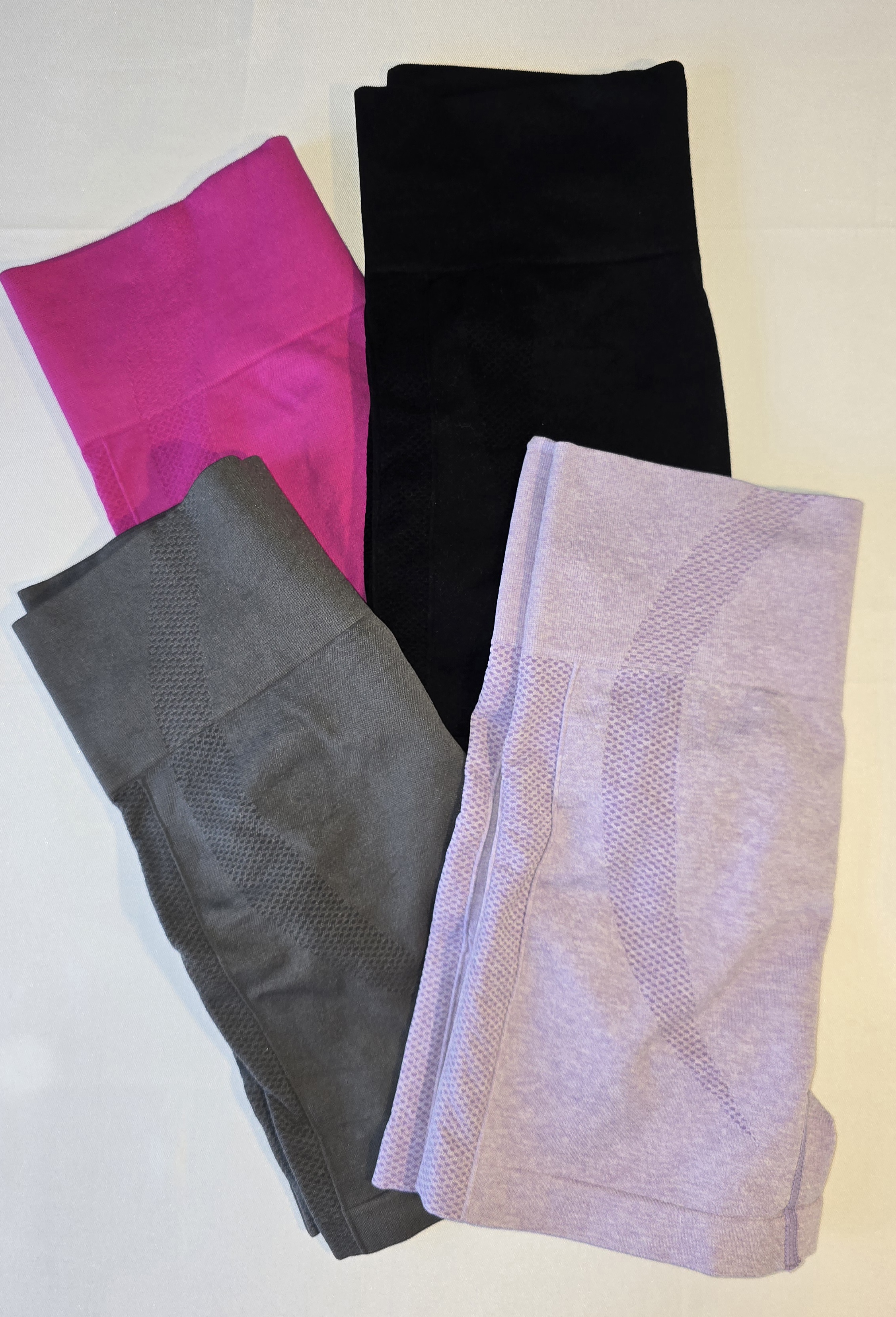 Seamless High-Waist Athletic Shorts 