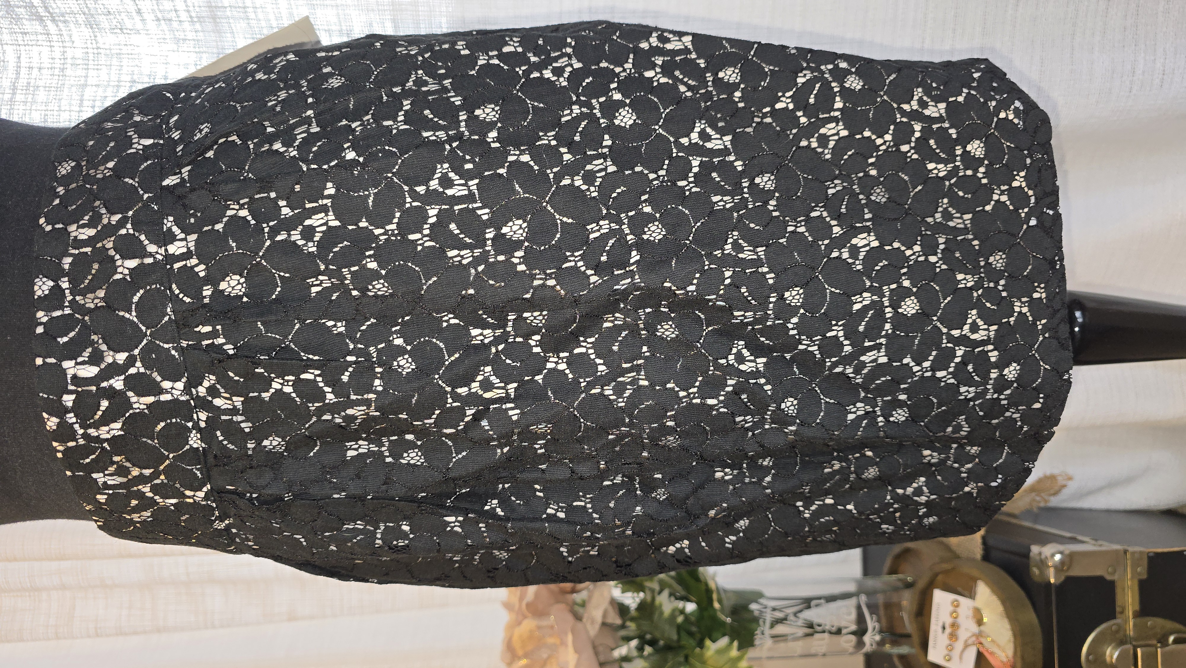 Black Lace Skirt-G by Giuliana Rancic