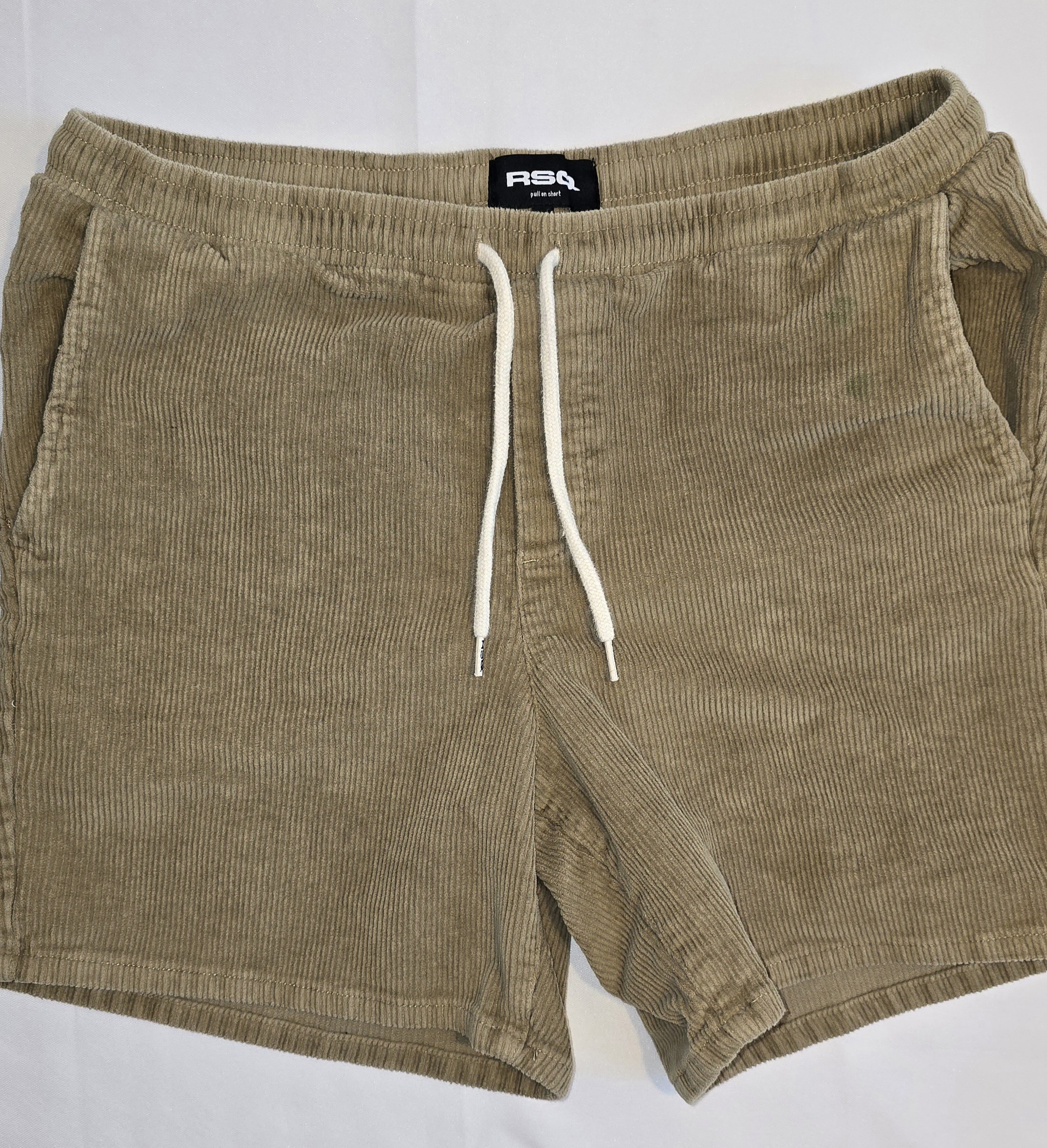 Men's Corduroy Drawstring Shorts- RSQ- large