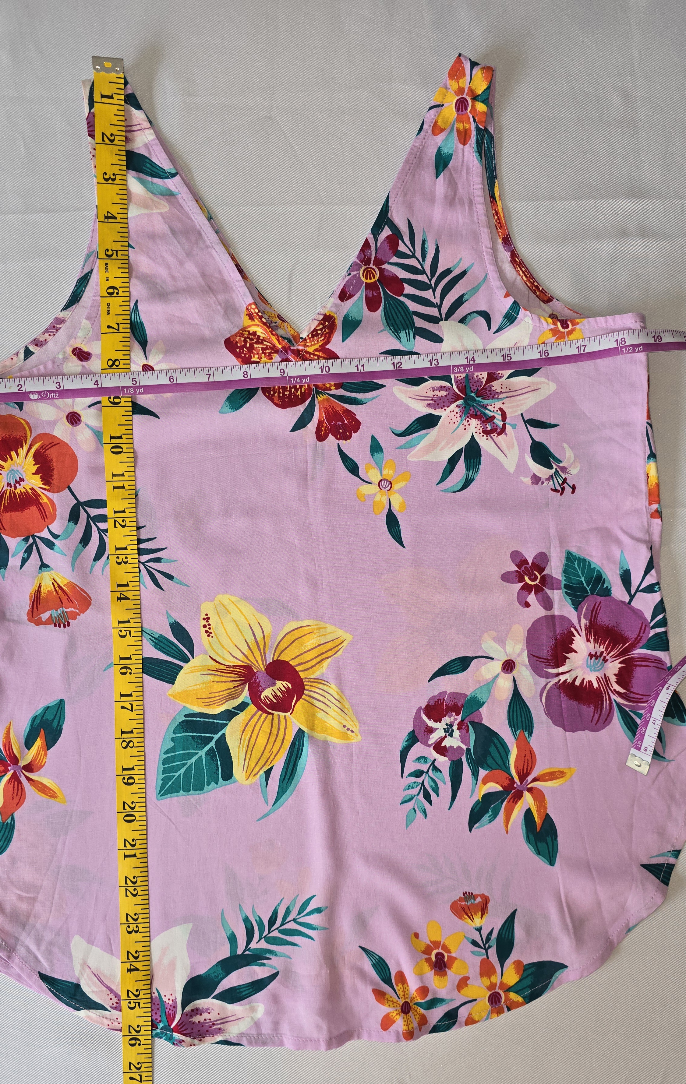 Floral Print Sleeveless Top- Old Navy