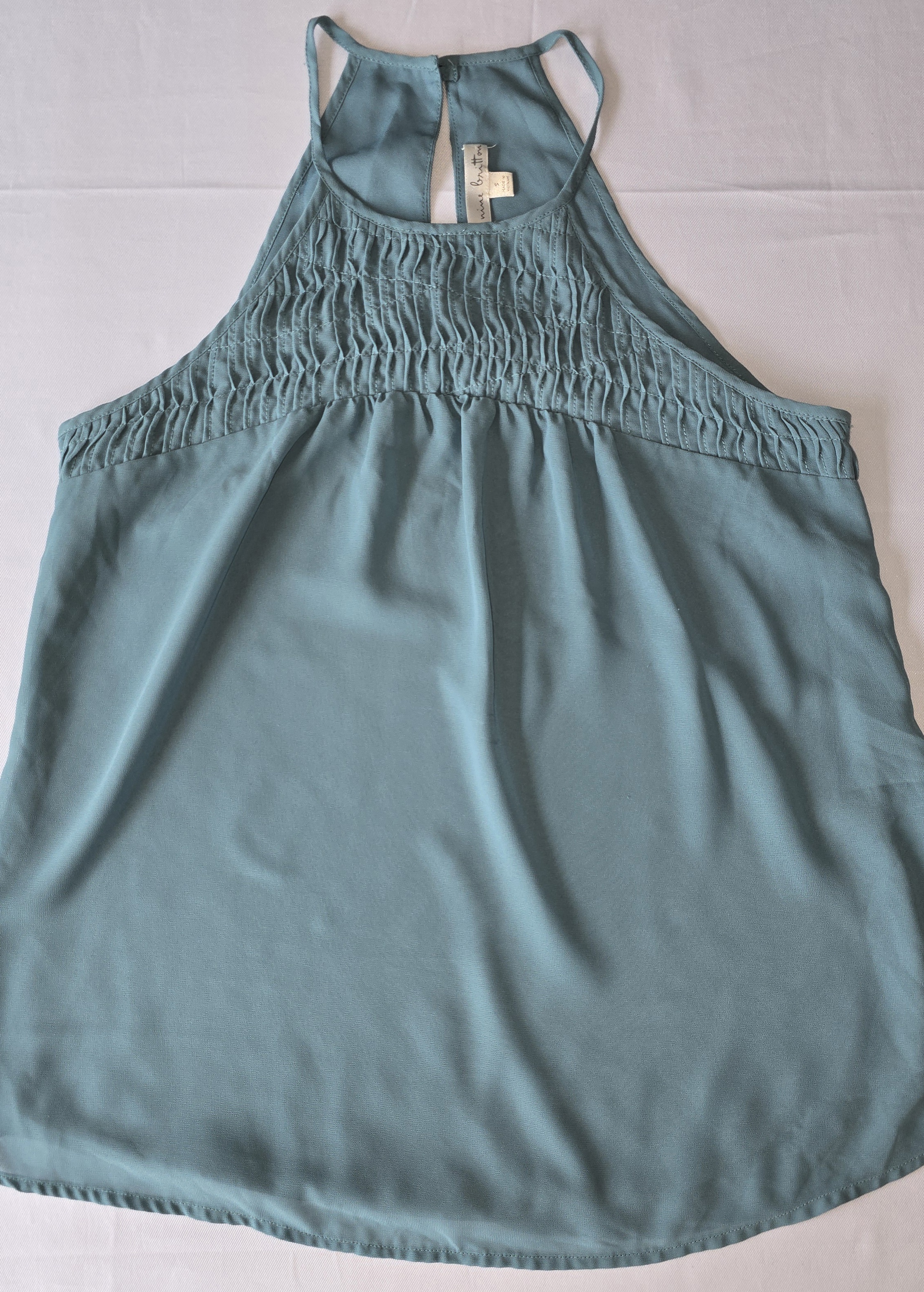 Sleeveless Chiffon Top- nine britton