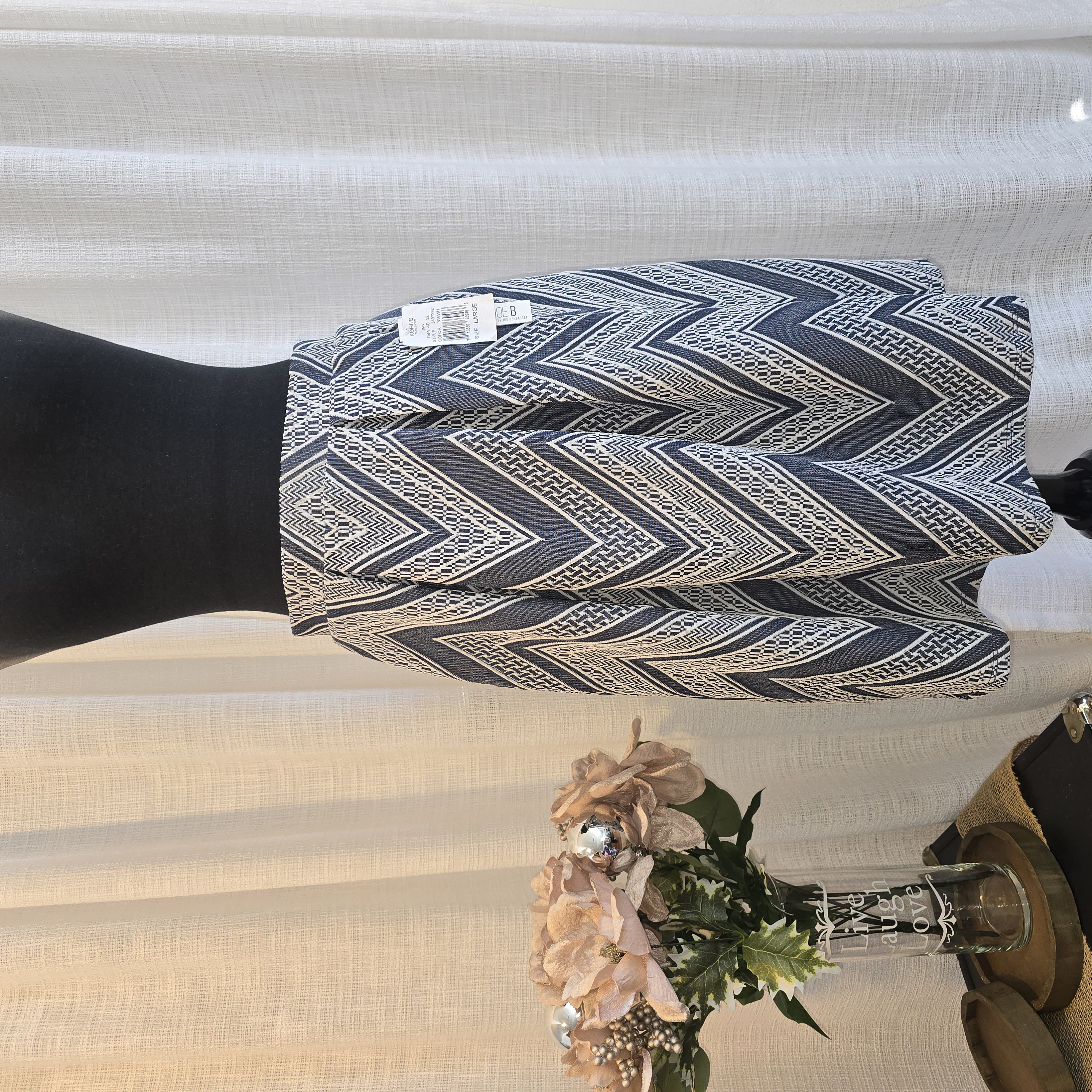 Chevron Pattern Skirt- Joe B