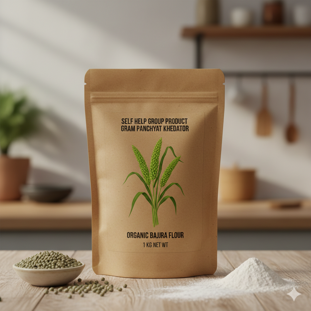 Organic Bajra Flour black pearl