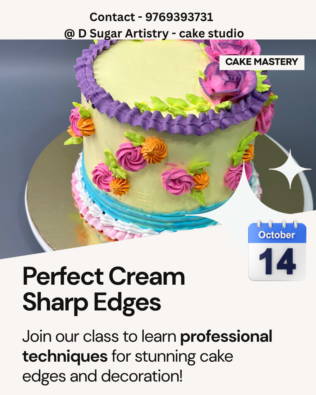 Perfect Cream Sharp Edges Class
