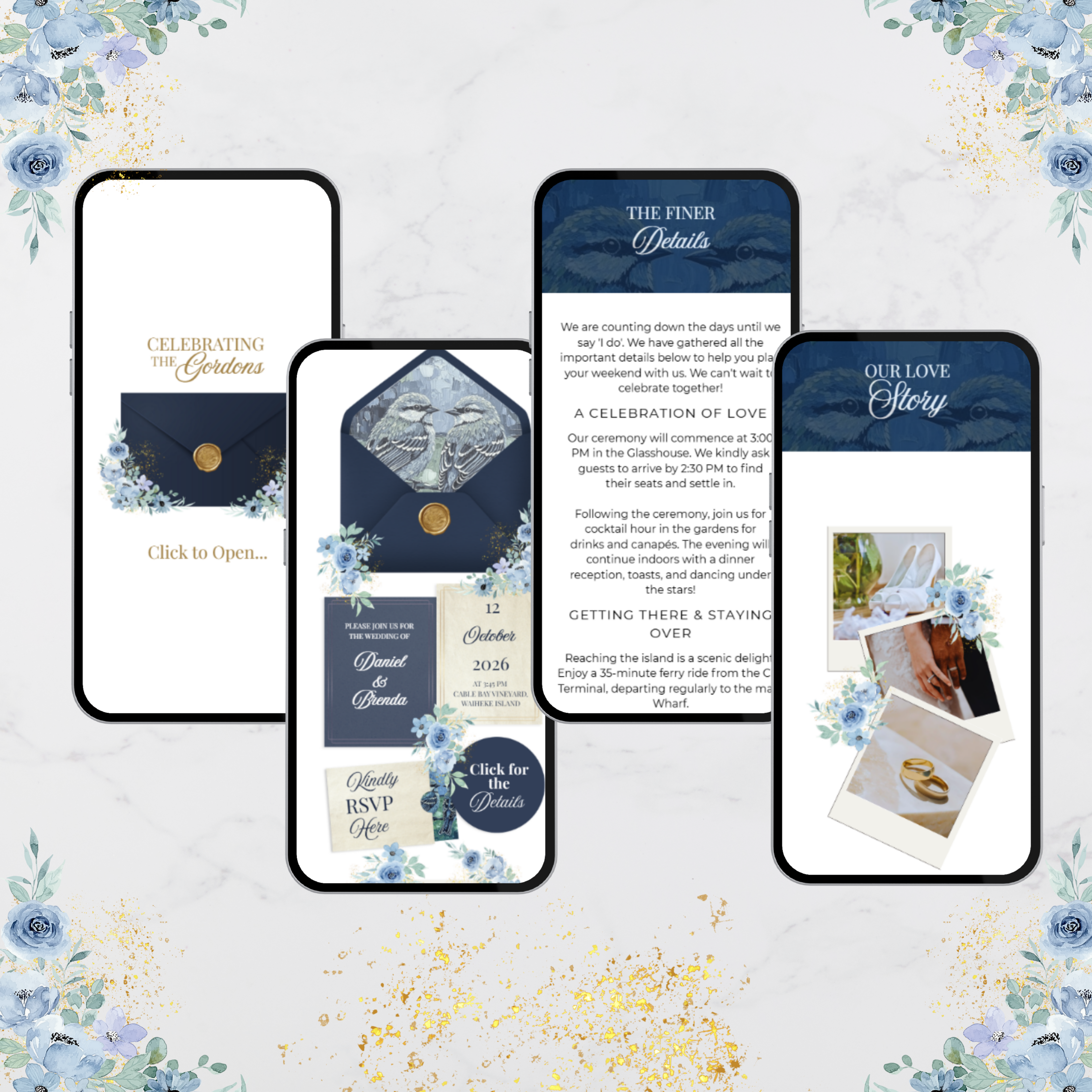 The Sienna Sunset Suite | Modern Boho Wedding Template
