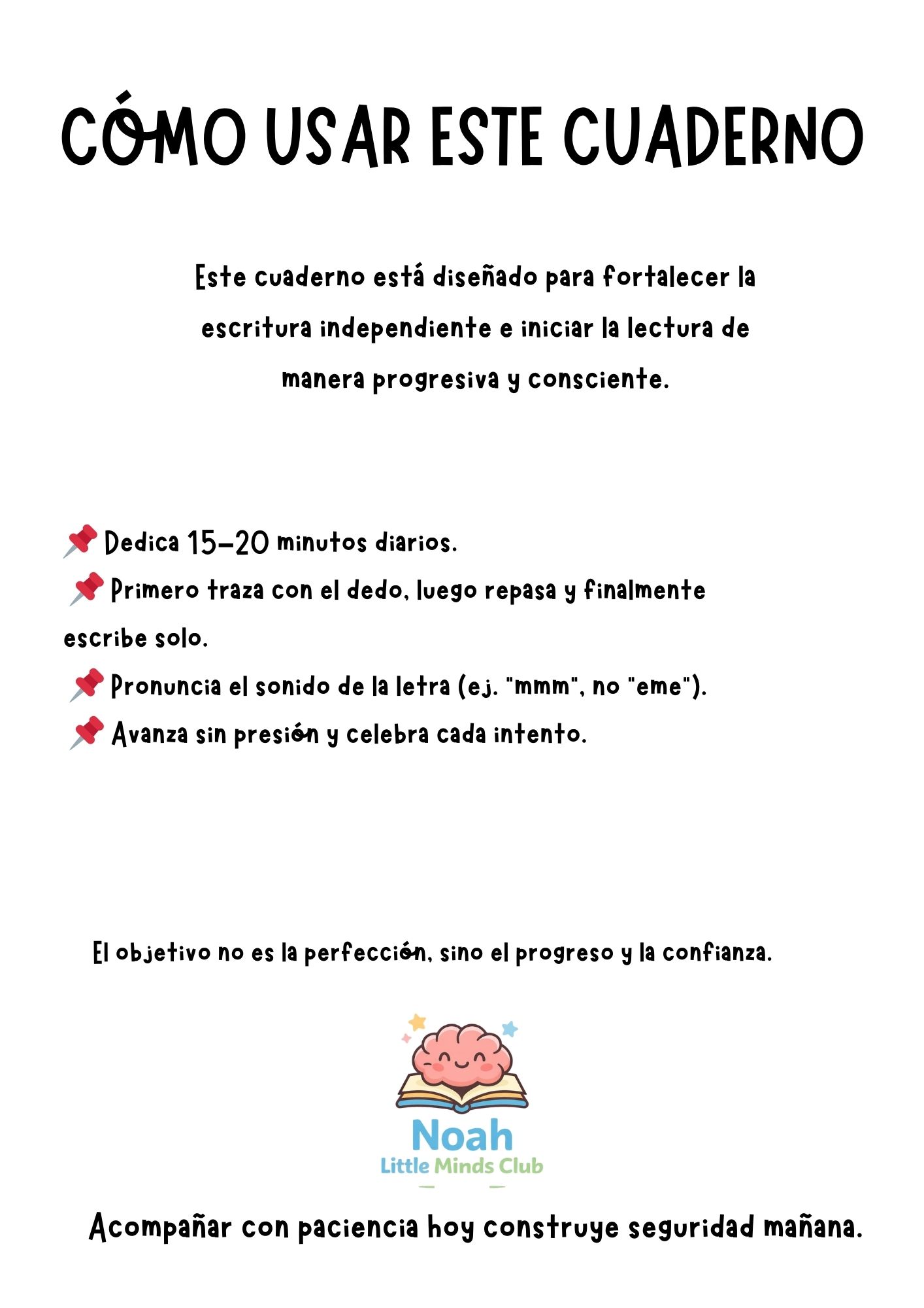 Cuaderno de Introducción al Abecedario – Nivel 2 (4 a 5 años)