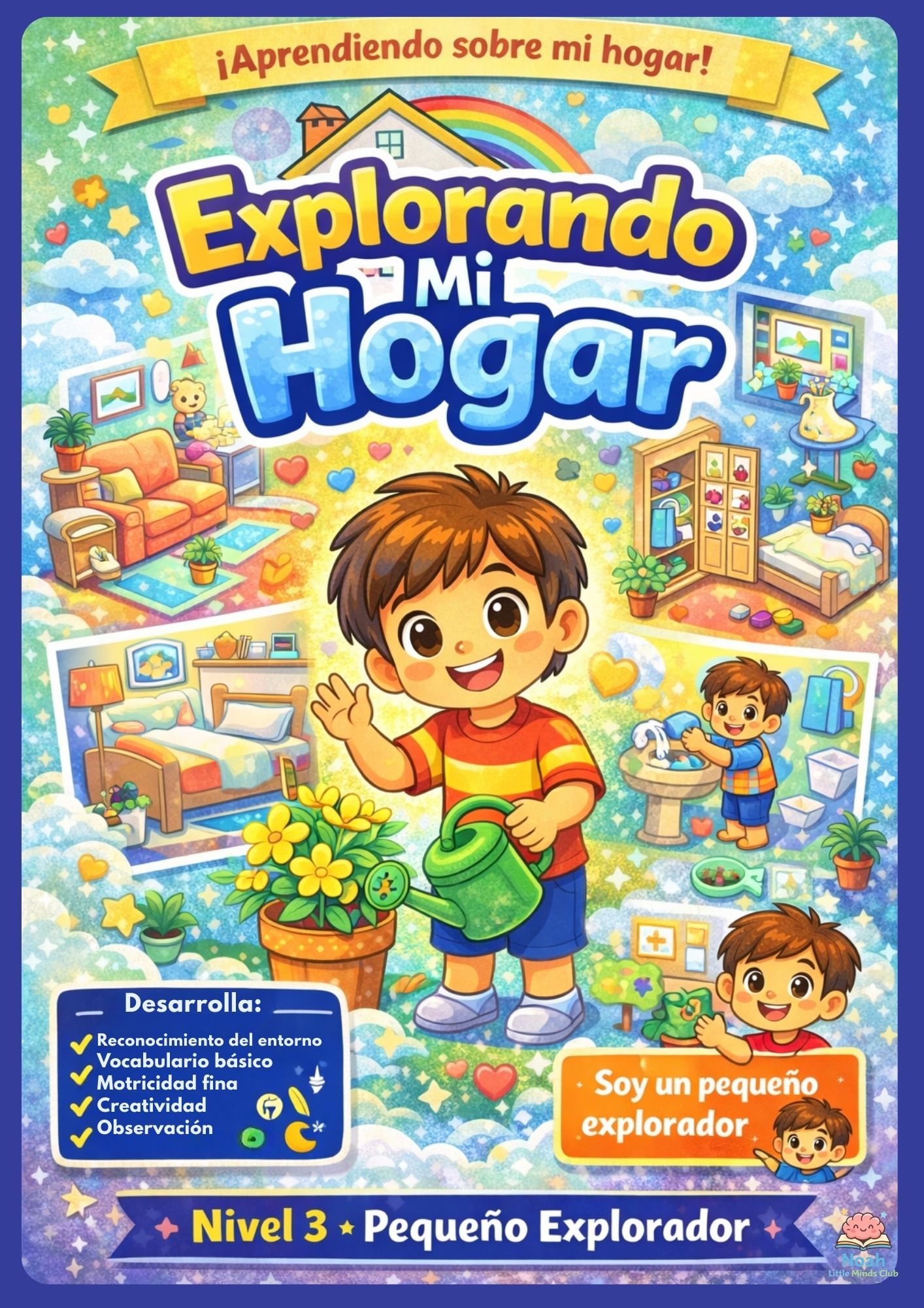 Explorando Mi Hogar – Nivel 3 | Cuaderno Educativo Infantil