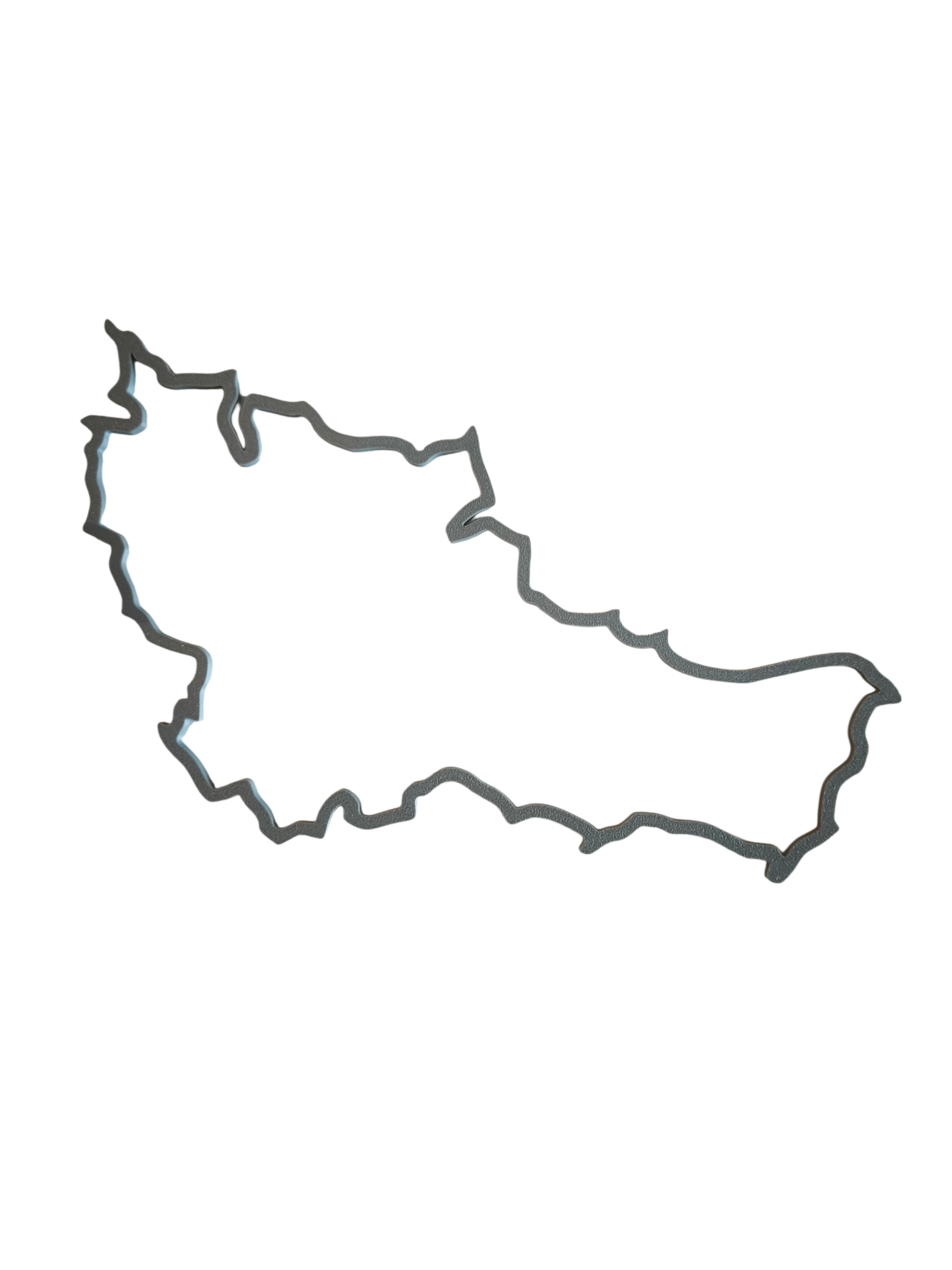 Contour de Belle-Île en Mer – Déco marine imprimée en 3D