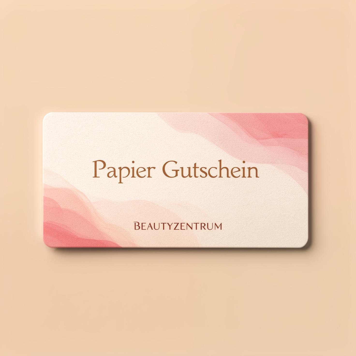 Papier Gutschein