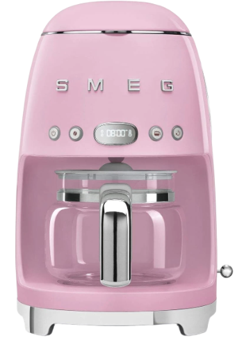 Smeg Drip Coffee Maker - Pink