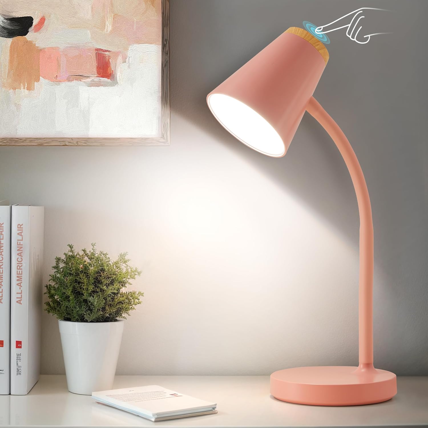 Modern Pink Desk Lamp