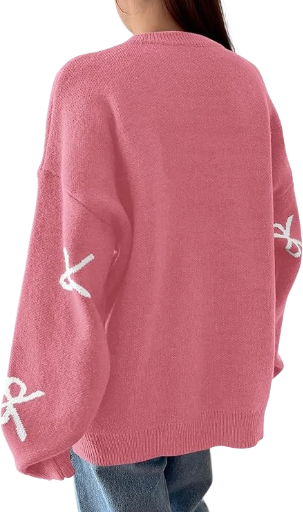 Pink Bow Sweater