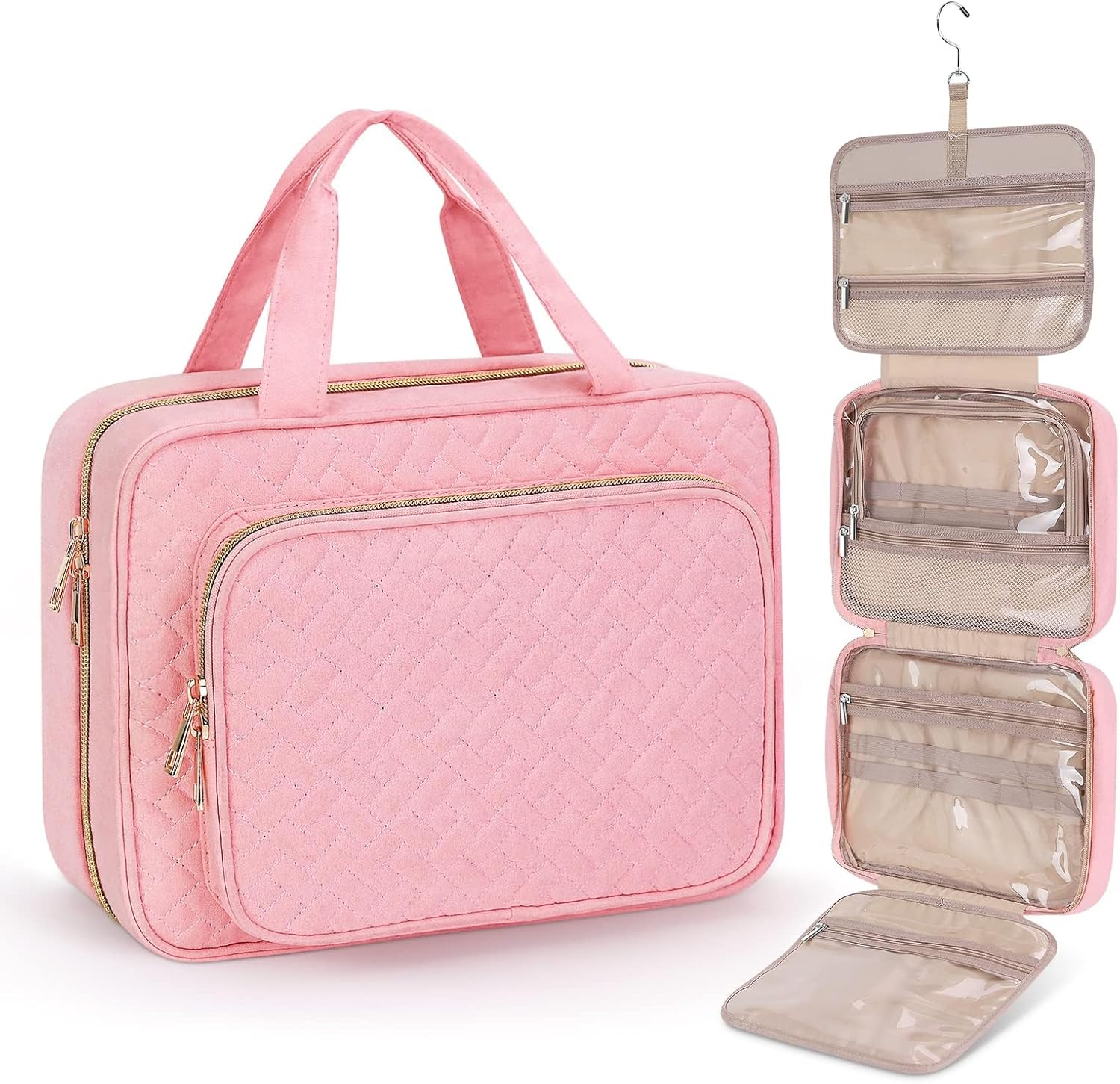 Pink Travel Toiletry Bag