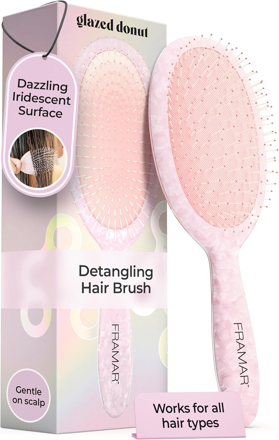 Glazed Donut Detangling Hair Brush