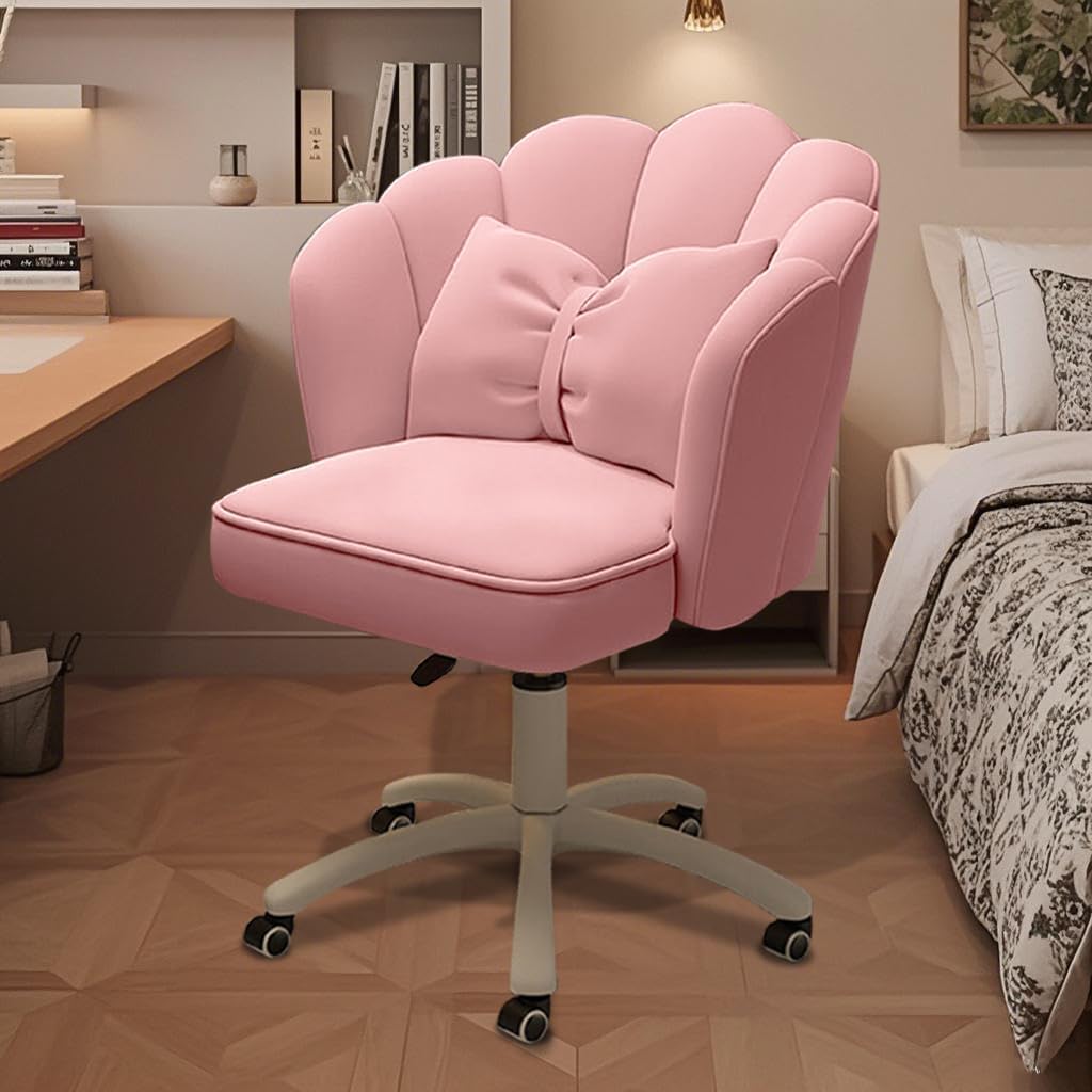 Pink Velvet Shell Chair