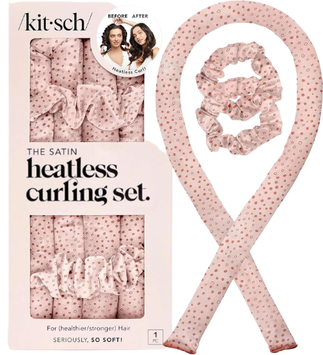 Satin Heatless Curling Set