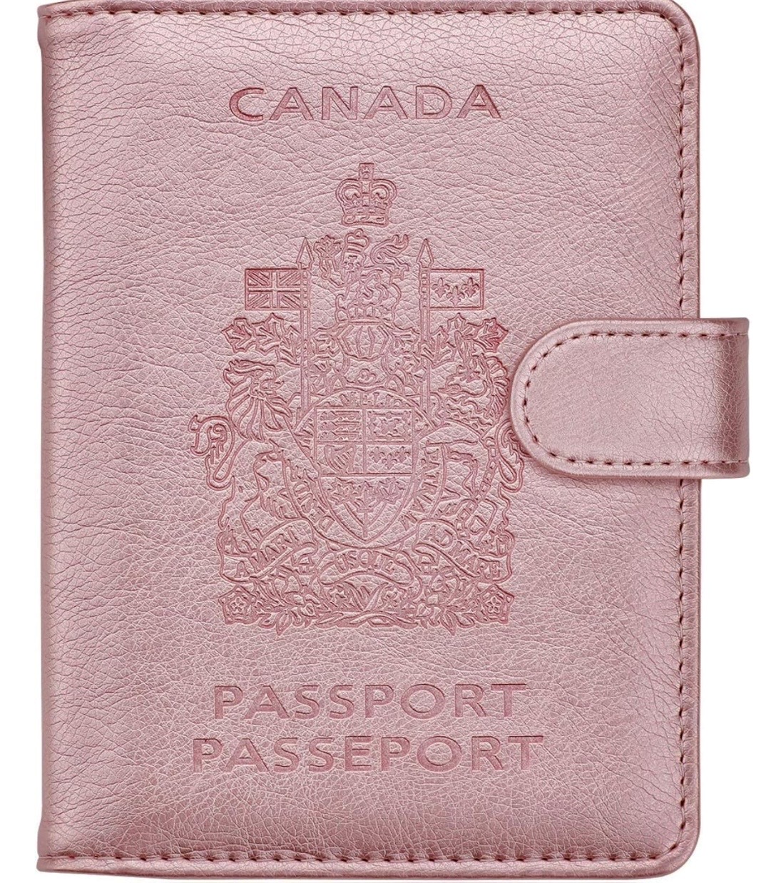 Elegant Pink Passport Cover