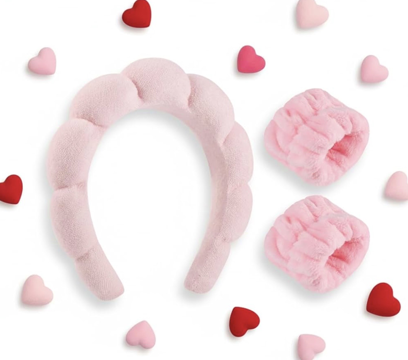 Plush Headband & Wristband Set