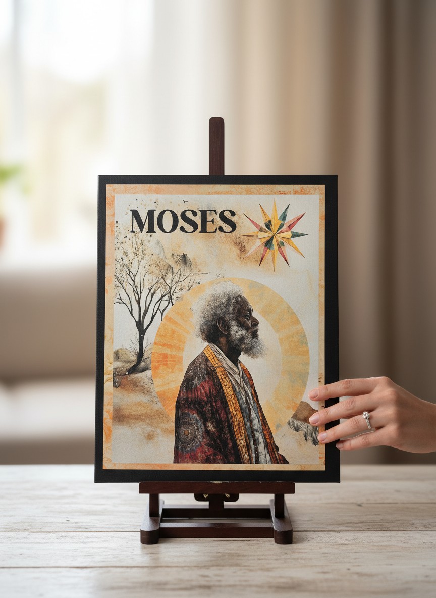 Moses in Majesty – Afrocentric Faith Art