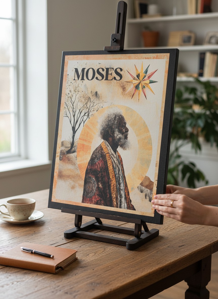 Moses in Majesty – Afrocentric Faith Art