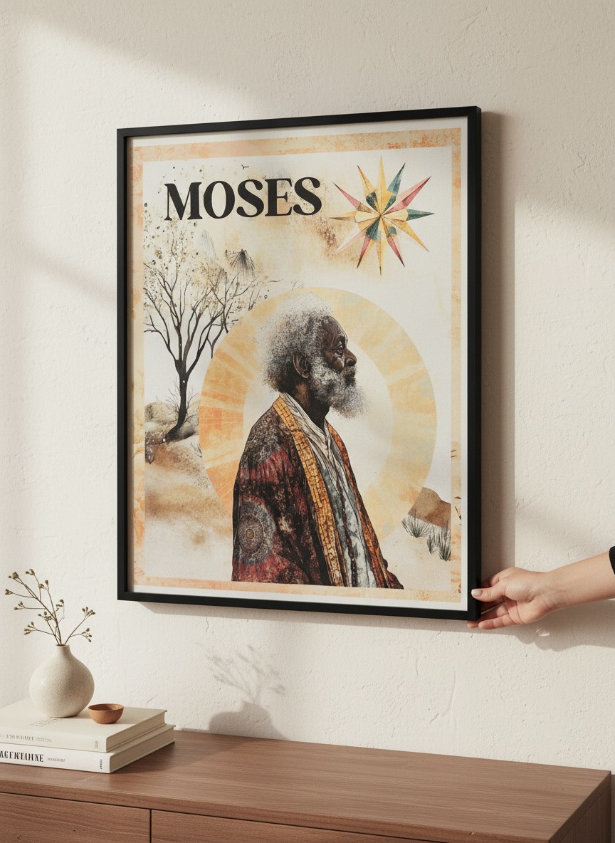 Moses in Majesty – Afrocentric Faith Art